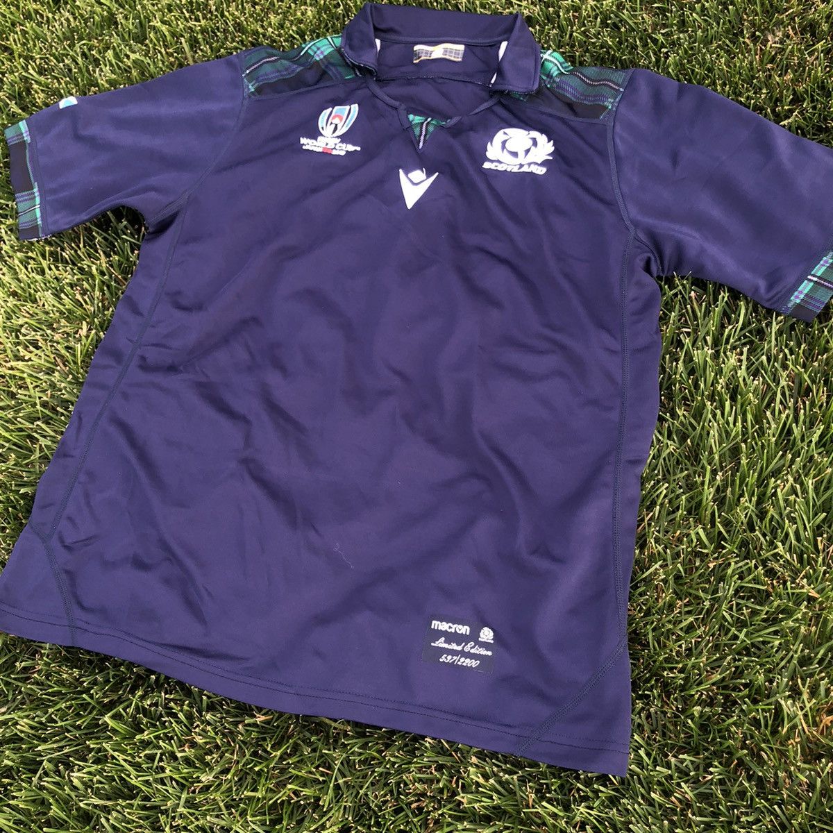 Macron × Vintage Scotland rugby World Cup Japan 2019 macron limited jersey Size US XL / EU 56 / 4 - 2 Thumbnail