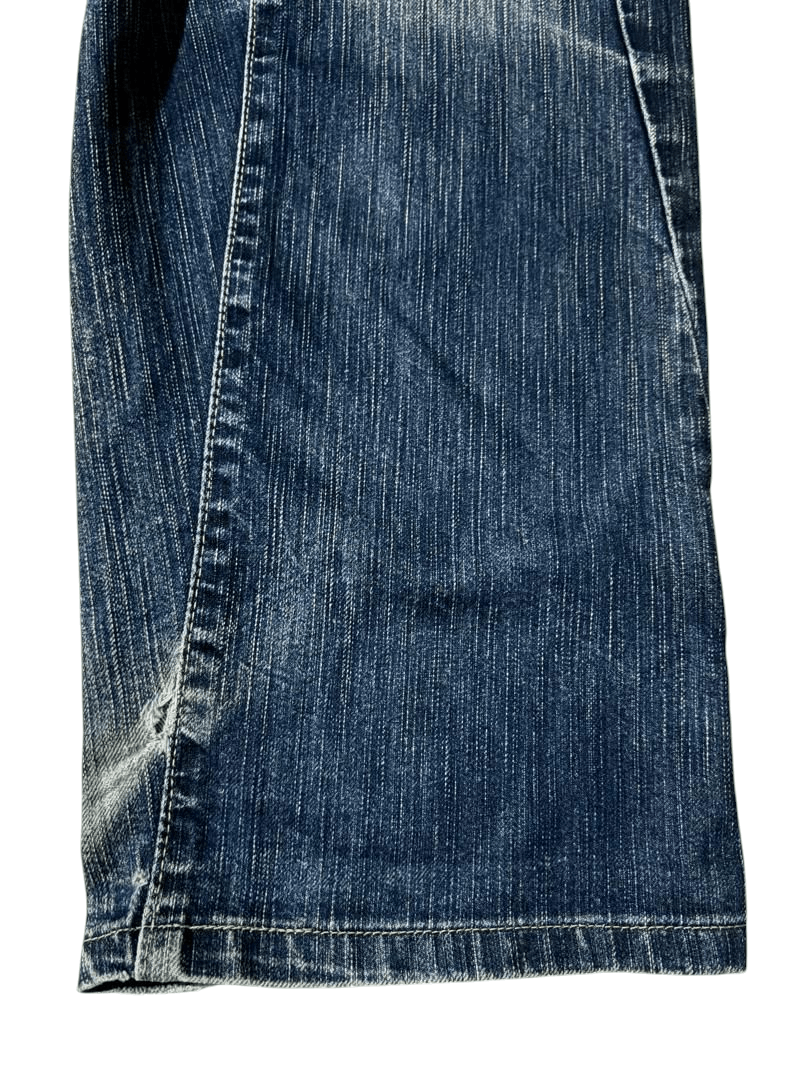 Edwin Vintage Edwin Evolution Blue Washed Whisker Jeans Size US 31 - 7 Thumbnail