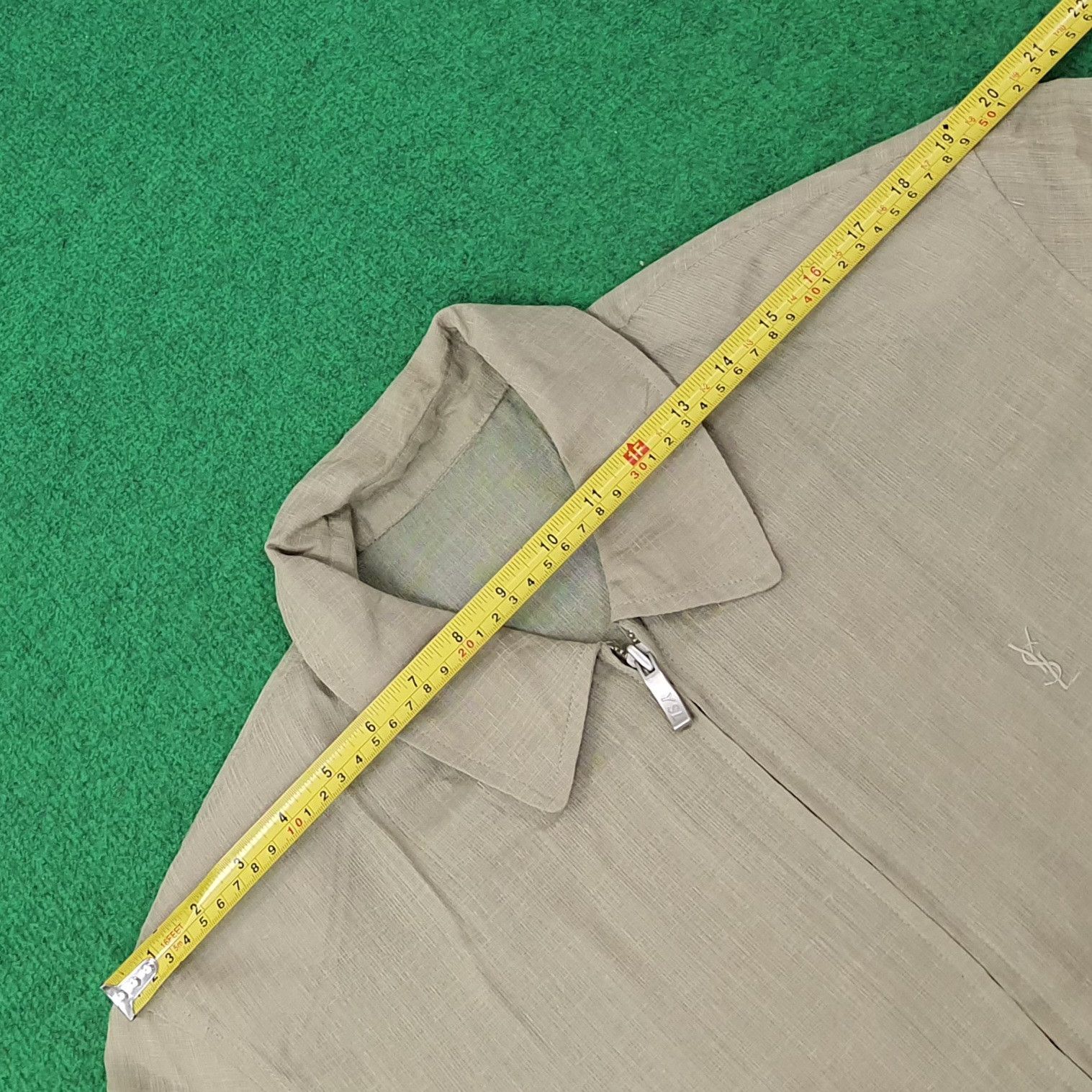 Yves Saint Laurent Vintage Yves Saint Laurent Translucent Thin Jacket C260N19 Size L / US 10 / IT 46 - 11 Thumbnail