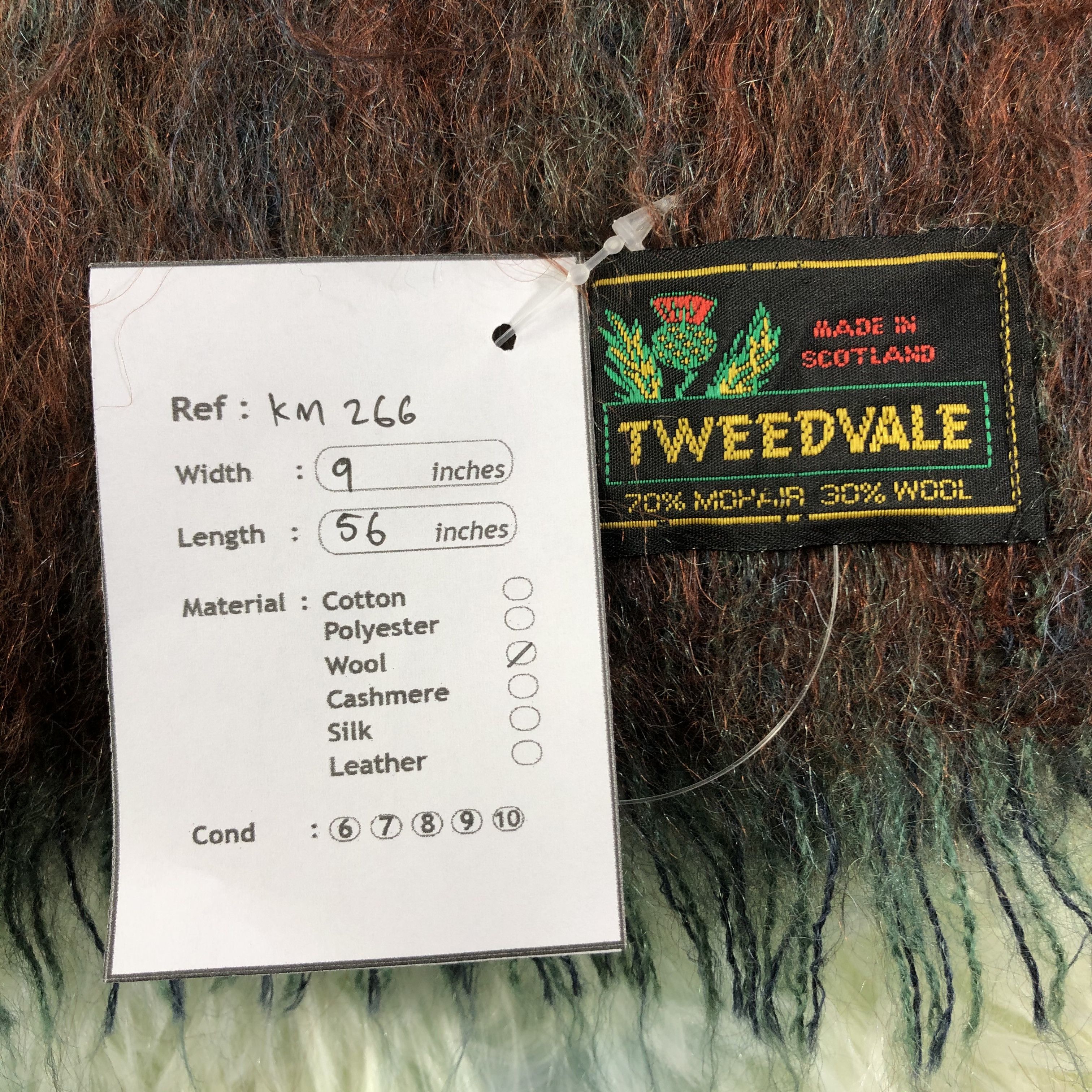 Vintage Mohair Scarf / Muffler / Neckwear - KM266 Size ONE SIZE - 5 Thumbnail