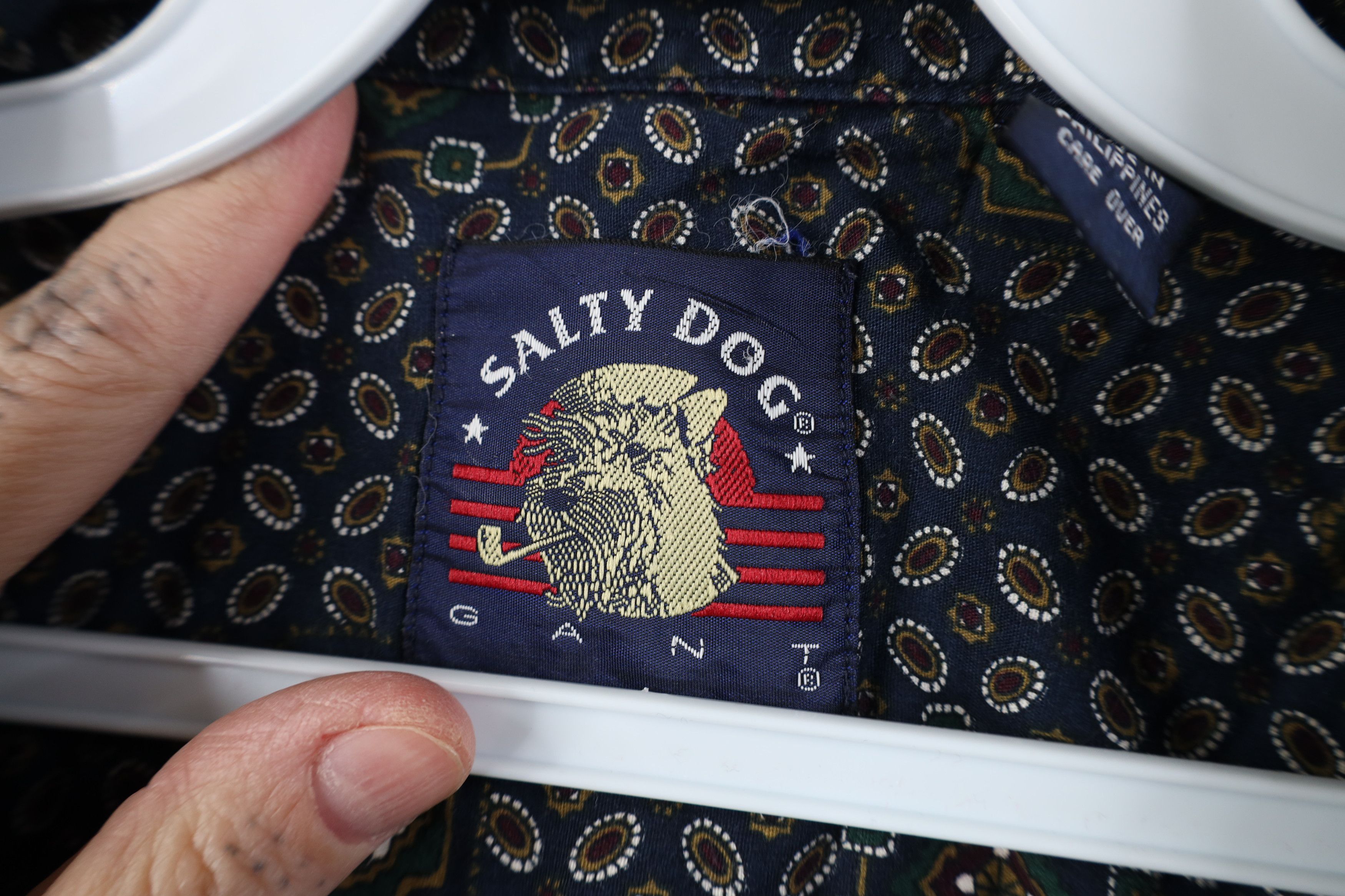 Vintage Vintage 90s Streetwear Paisley Poplin Button Down Shirt Size US XXL / EU 58 / 5 - 7 Thumbnail