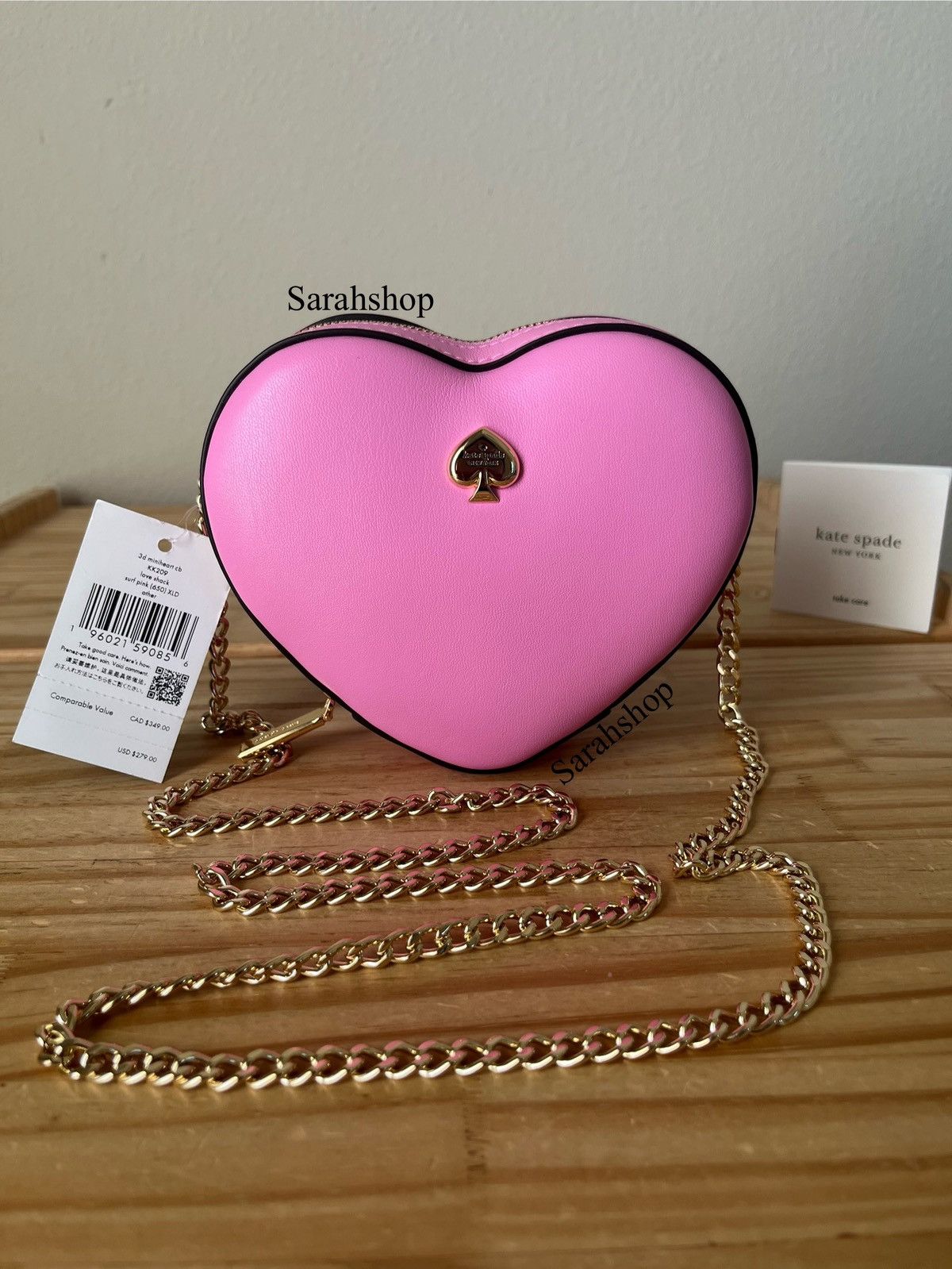 Kate Spade Kate Spade Love Shack 3D Mini Heart Crossbody Size ONE SIZE - 1 Thumbnail