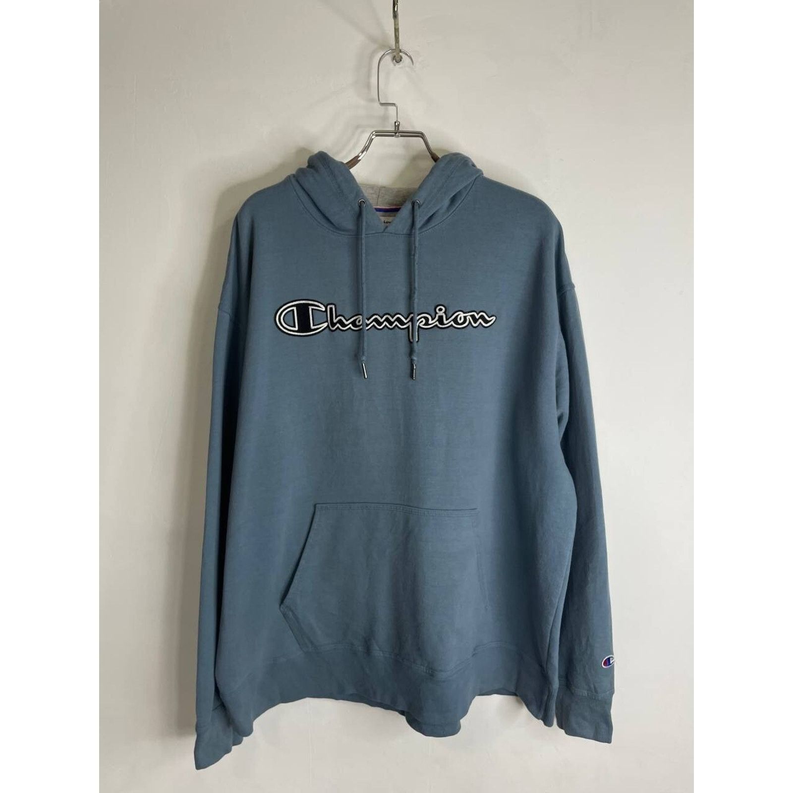 Champion × Vintage Vintage Champion Hoodie 2XL Logo Pullover Sweatshirt USA Size US XXL / EU 58 / 5 - 1 Thumbnail