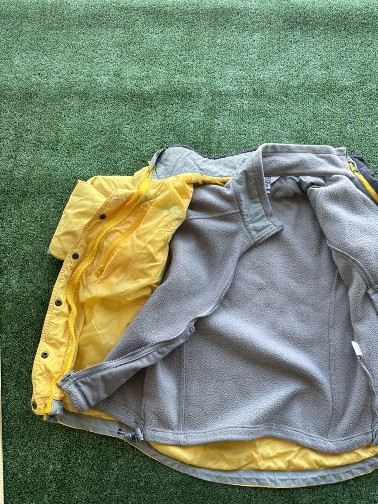 Columbia × Vintage Columbia 3-in-1 Jacket Women’s S – Yellow Gray Fleece Size S / US 4 / IT 40 - 4 Thumbnail