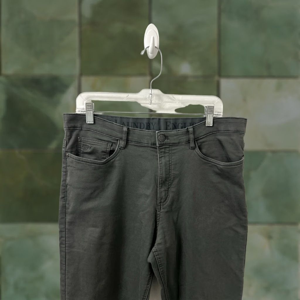 English Laundry English Laundry Pants Mens 34 Gray Chino 34x32 Charcoal Grey Pocket Stretch Size US 34 / EU 50 - 1 Thumbnail