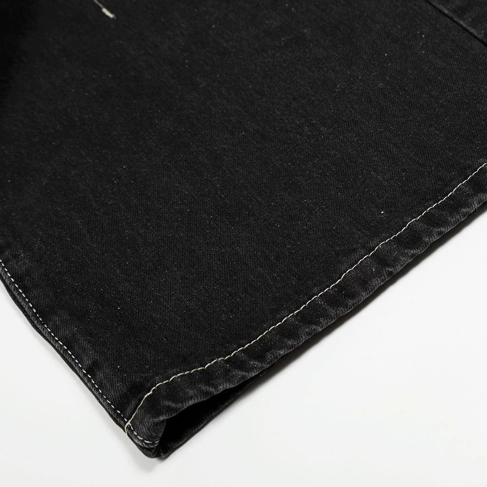 Vintage Men's trendy distressed loose straight distressed jeans Size US 32 / EU 48 - 6 Thumbnail