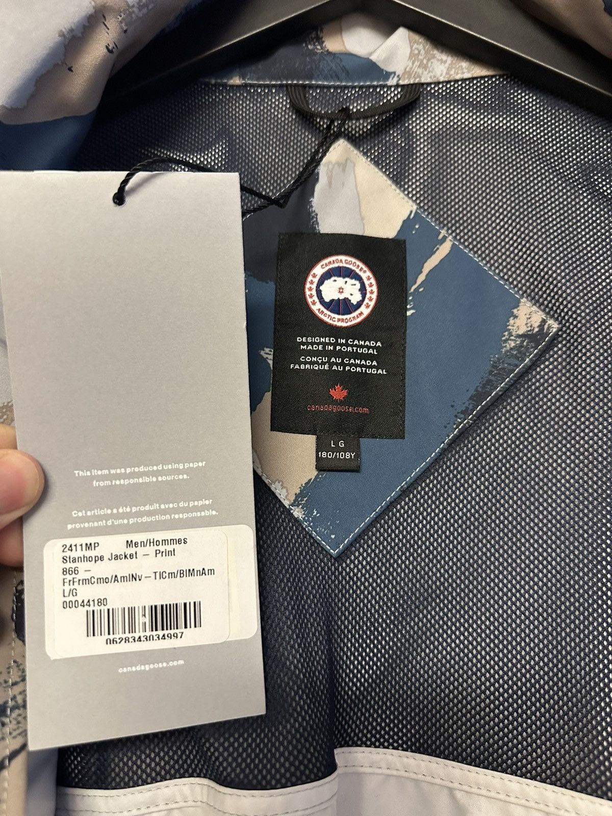Canada Goose MENS WIND JACKET STANHOPE - CAMO PRINT. NEW WITH TAG. Size US L / EU 52-54 / 3 - 10 Thumbnail