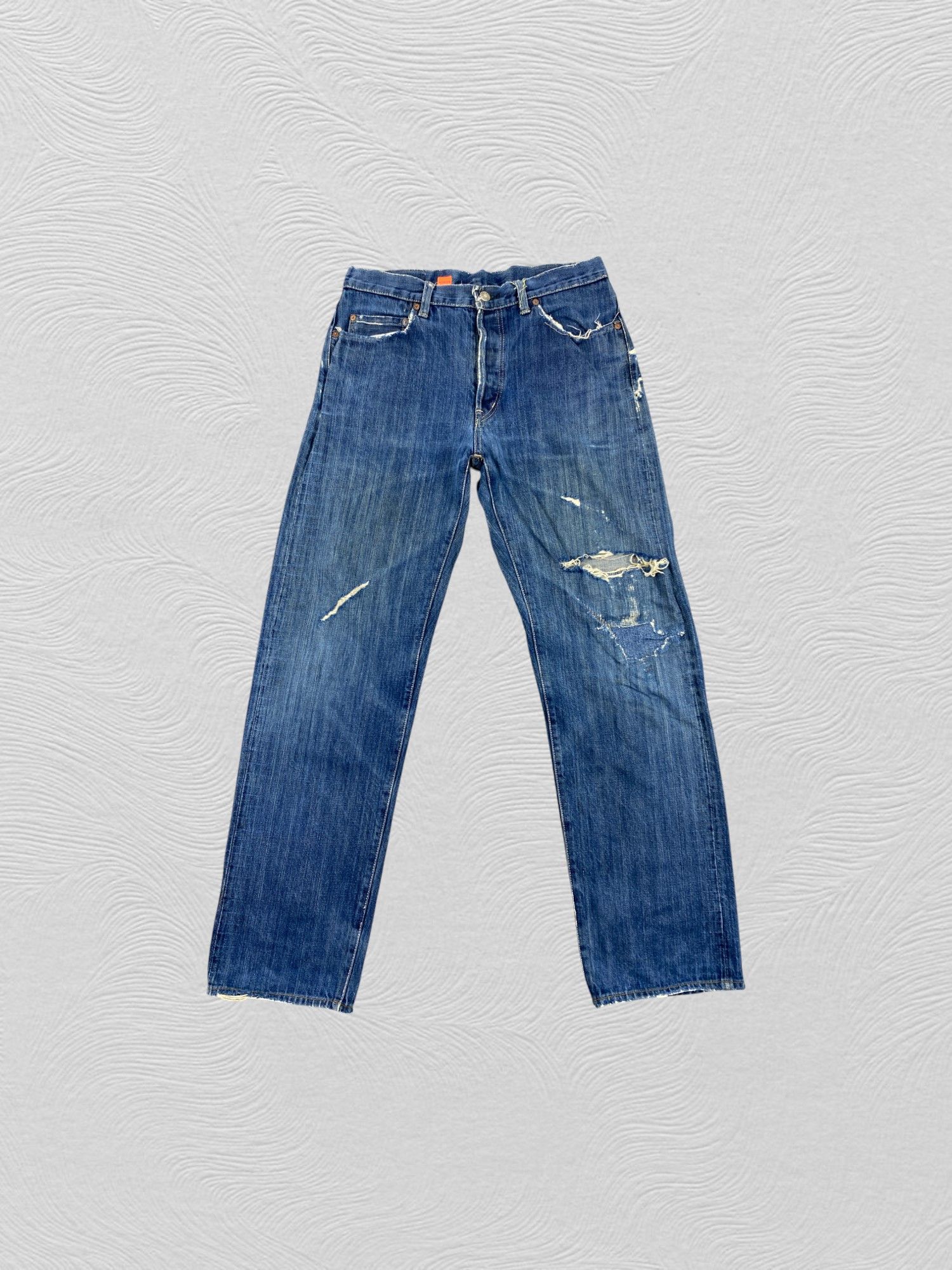 Japanese Brand Redline HR Market Vintage Jeans 32x31 - JN3679 Size US 32 / EU 48 - 1 Thumbnail