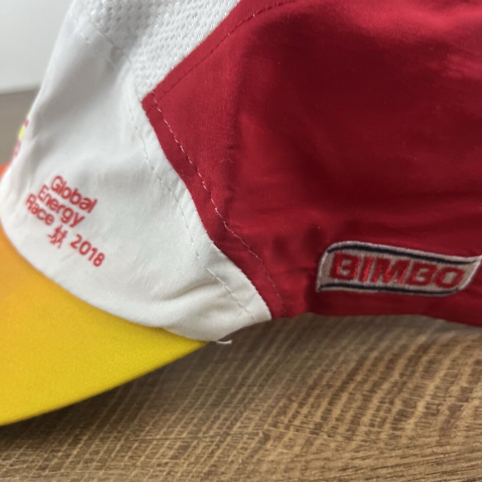 Other Bimbo Global Energy Race 2018 Hat White Cap Hat Adjustable H Size ONE SIZE - 8 Thumbnail