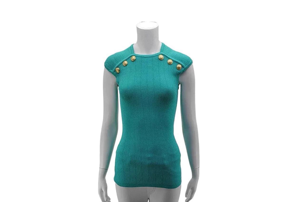 Balmain Sleeveless Knit Vest Size S
