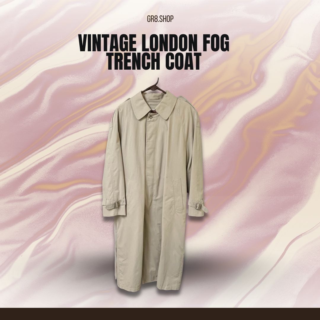 London Fog Vintage London Fog Beige Trench Coat Size 40 Regular With Be Size S / US 4 / IT 40 - 1 Thumbnail