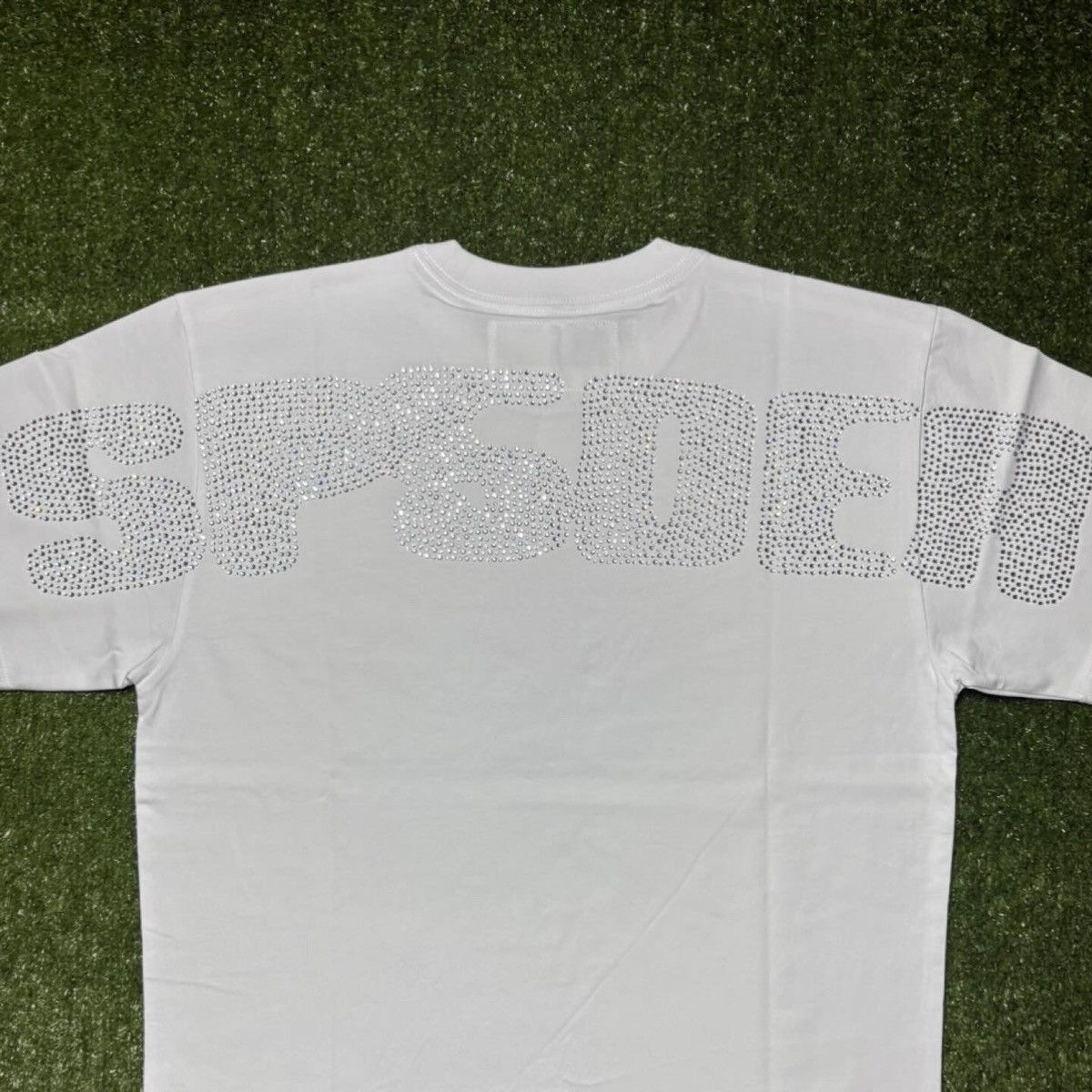 Sp5der Sp5der Worldwide Rhinestone Silk T-Shirt Size US L / EU 52-54 / 3 - 4 Thumbnail