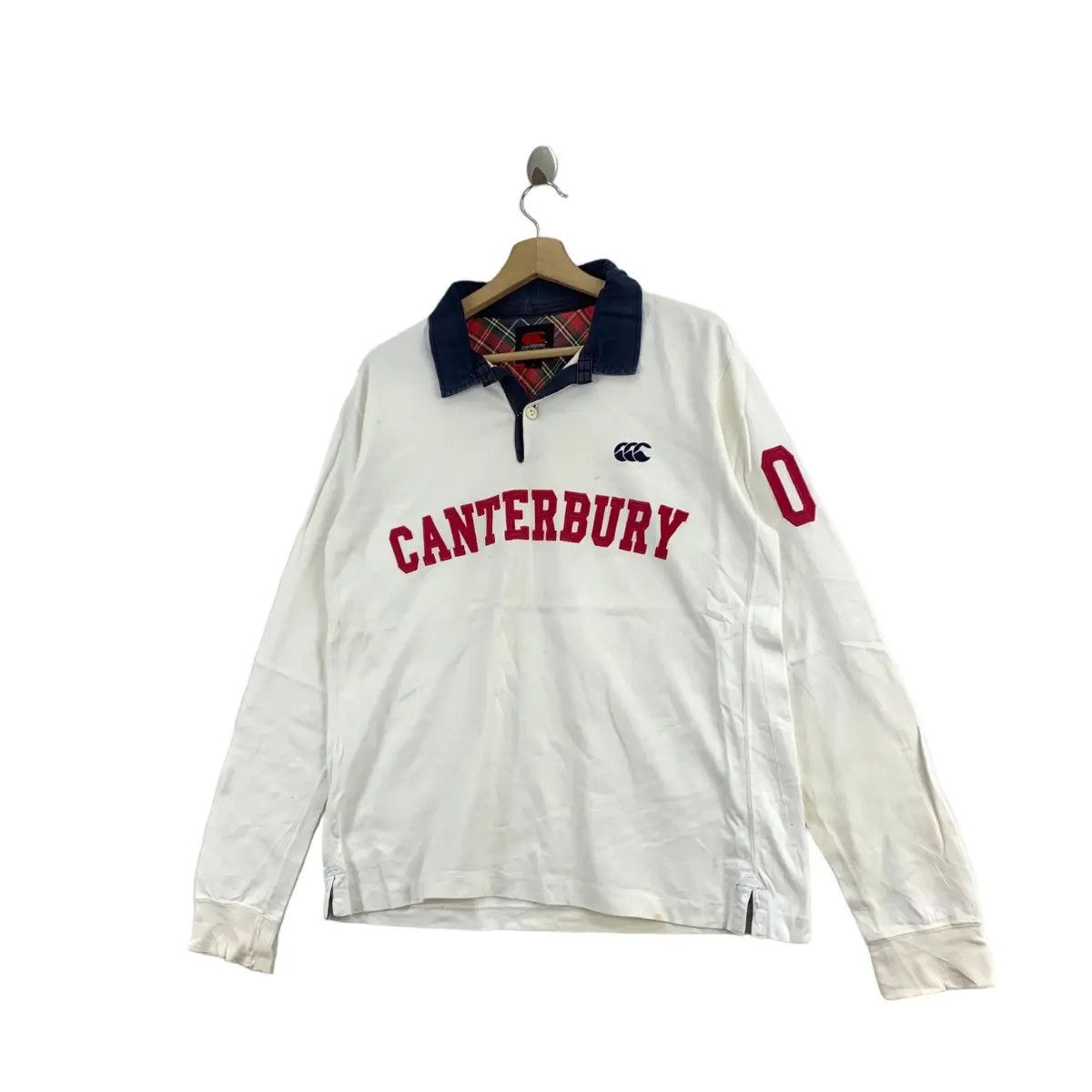 Canterbury of New Zealand Vtg CANTERBURY NEW ZEALAND 2004 Rugby Jersey Polo Tee Shirt Size US L / EU 52-54 / 3 - 2 Thumbnail
