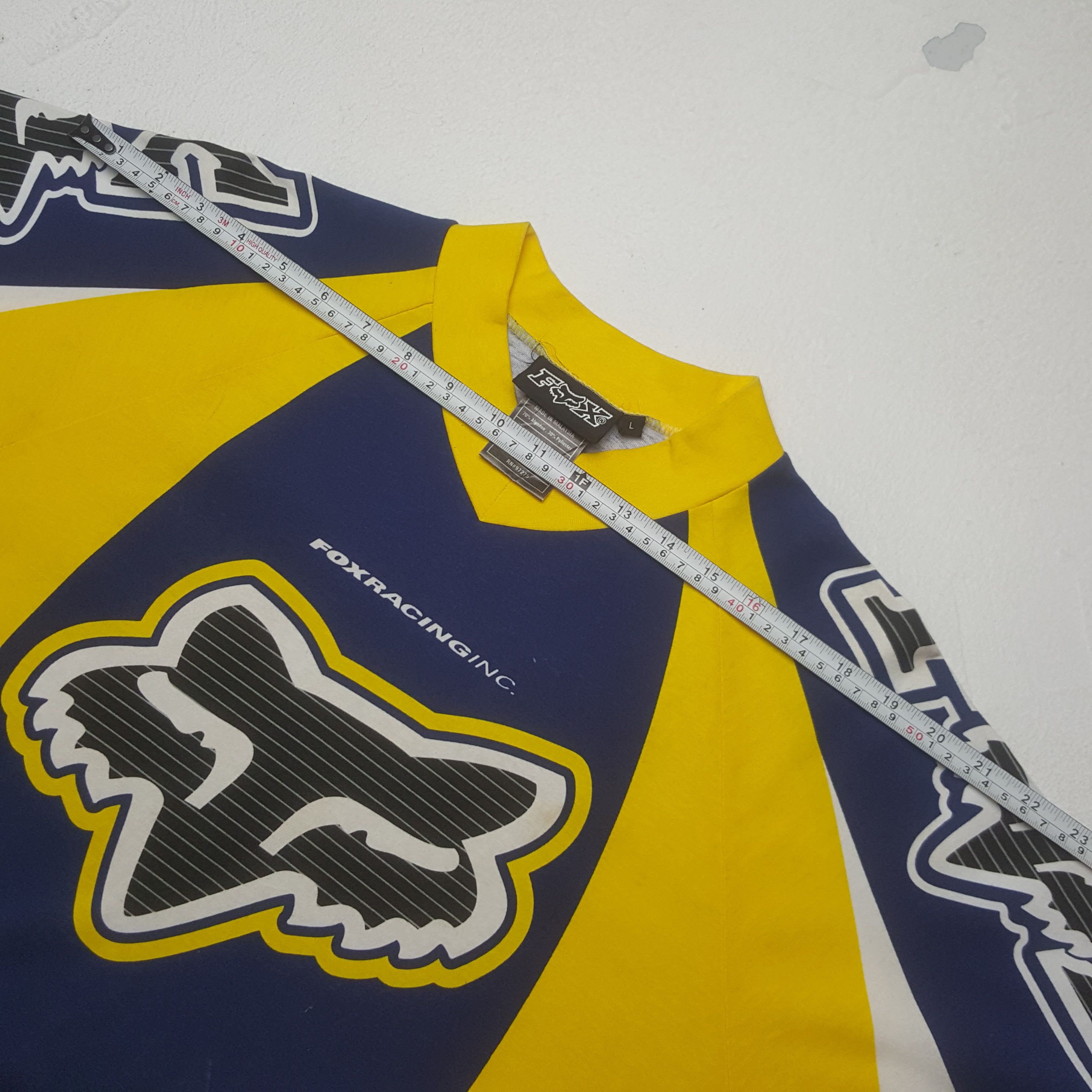 Fox Racing × Vintage Vintage Fox Racing Extreme Motorcross Long Sleeve Tshirt Size US XL / EU 56 / 4 - 6 Thumbnail