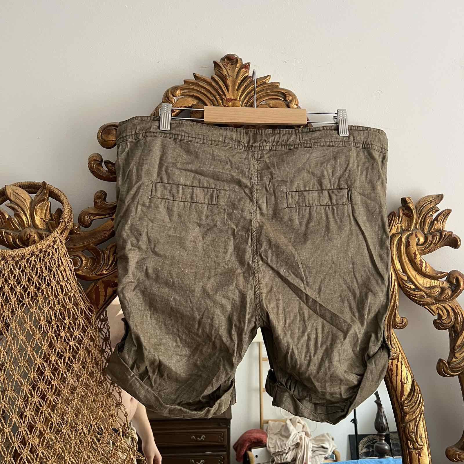 By Malene Birger × Designer By Malene Birger Linen Brown Shorts Sz 36 Size 26" / US 2 / IT 38 - 2 Thumbnail