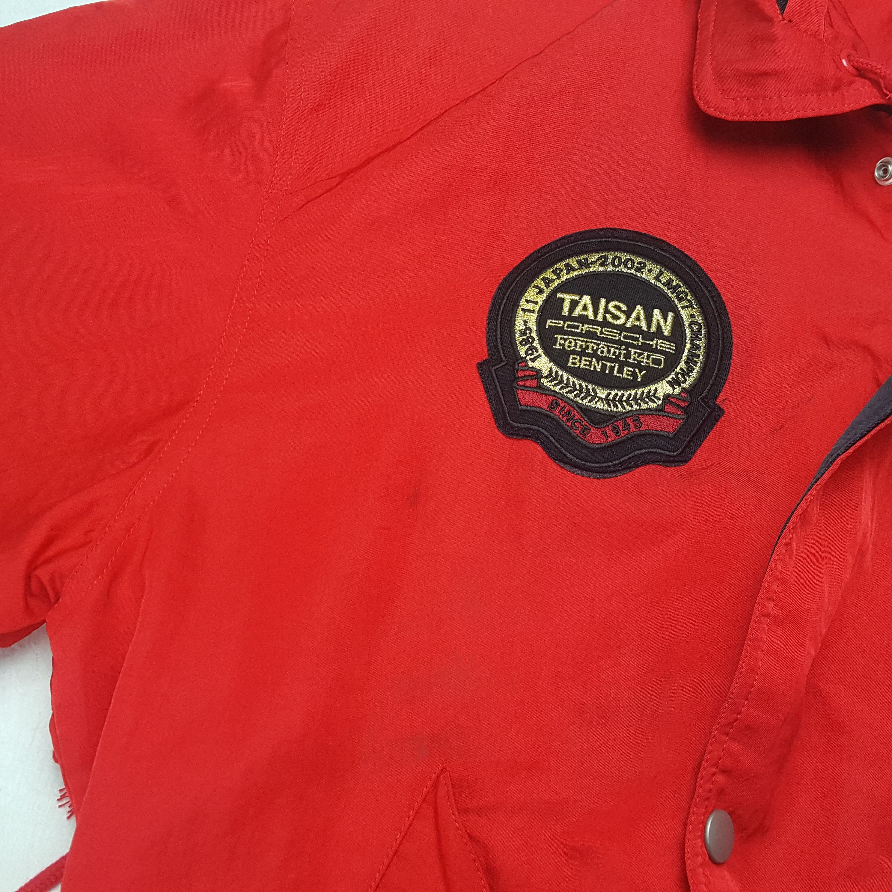 Vintage Team Taisan Porsche Ferrari Bentley Motorsports Jacket Size US L / EU 52-54 / 3 - 6 Thumbnail