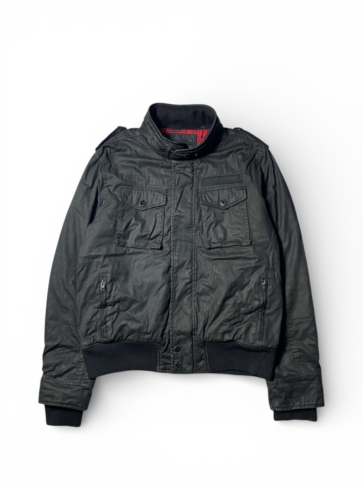 Schott Vintage Schott NYC Bikers Jacket Size US XL / EU 56 / 4 - 2 Thumbnail