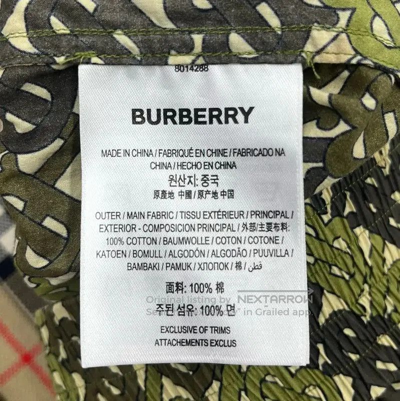 Burberry Burberry Green Patterned Women's Shorts. Size 22" - 4 Thumbnail