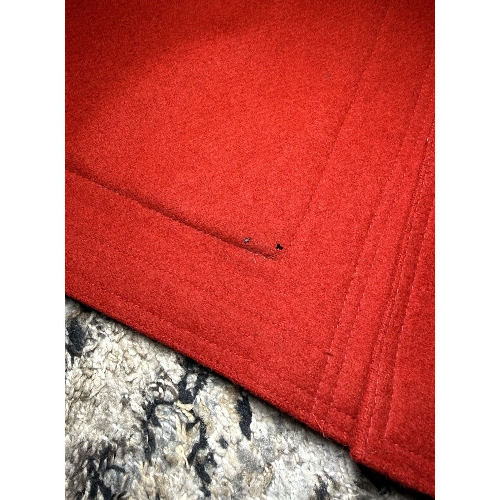 Pendleton VINTAGE Pendleton Mackinaw Hunting Mens Shirt Jacket Wool Red Medium Made In USA Size US M / EU 48-50 / 2 - 6 Thumbnail