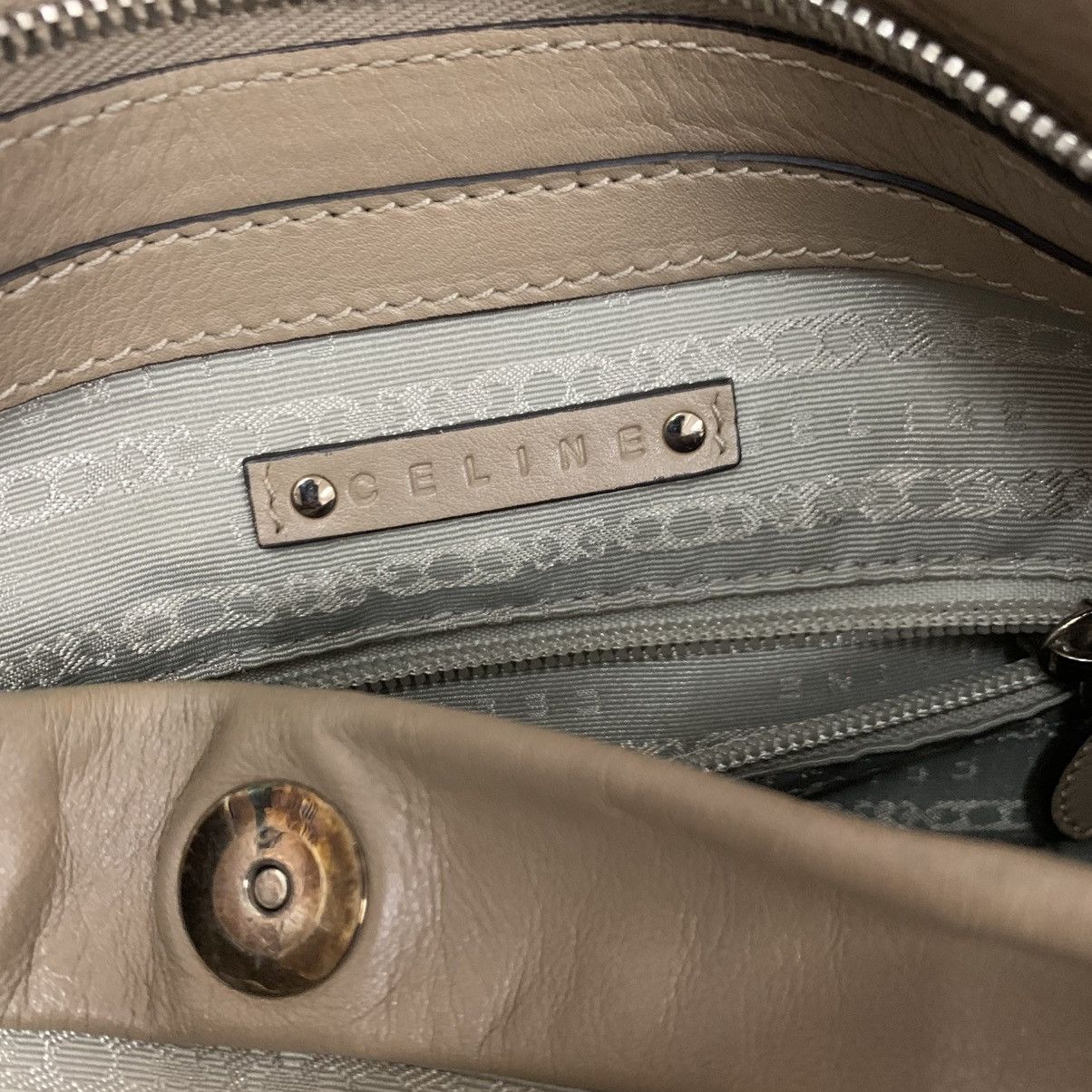 Celine Celine Leather Handbag Size ONE SIZE - 11 Thumbnail