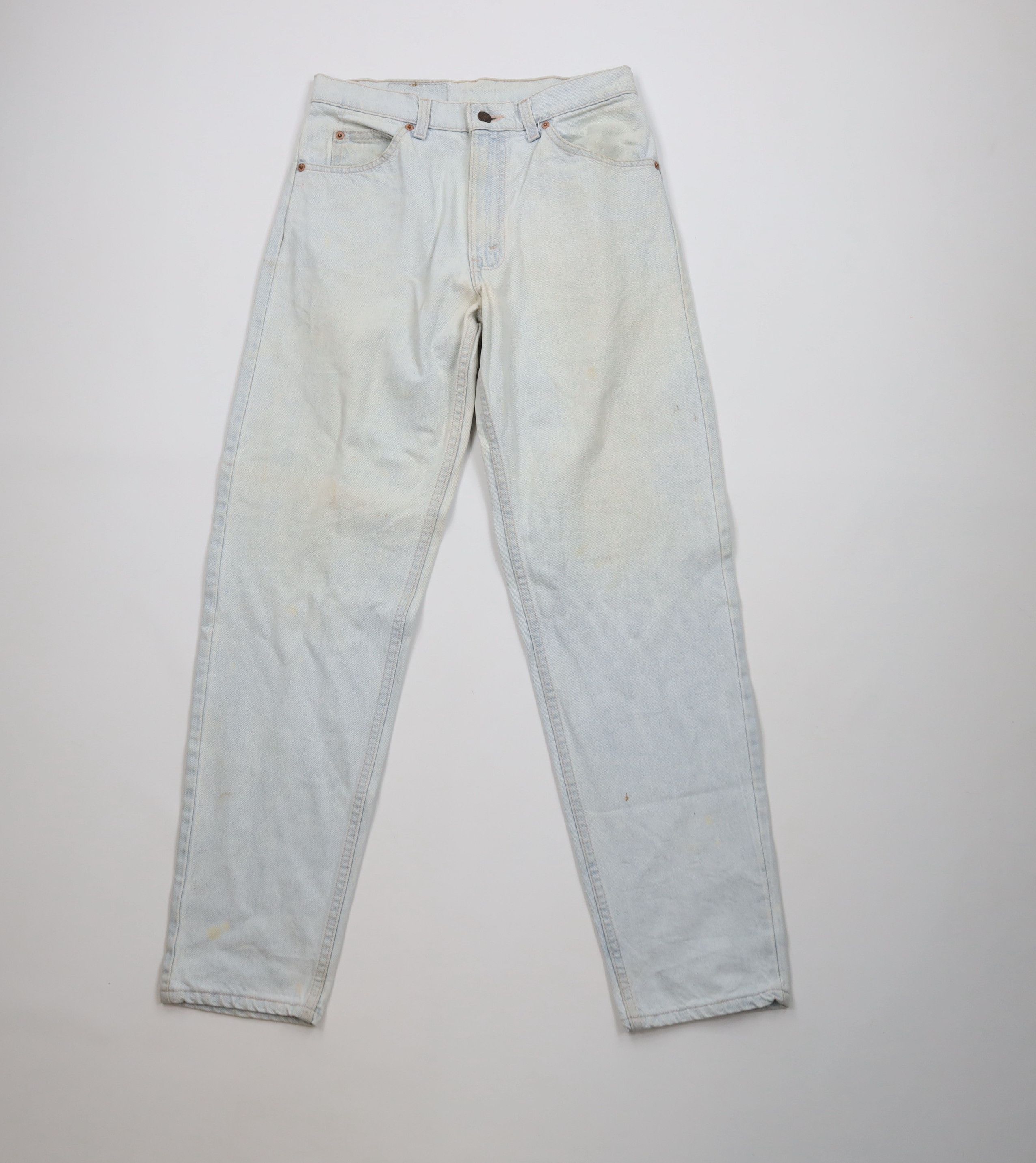 Levi's Vintage 80s Levis 550 Orange Tab Relaxed Fit Denim Jeans USA Size US 31 - 1 Thumbnail