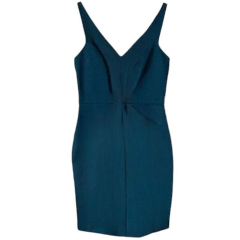 Monique Lhuillier MONIQUE LHUILLIER V-Neck Mini Dress w/ Tags, M/US8 Size M / US 6-8 / IT 42-44 - 1 Thumbnail