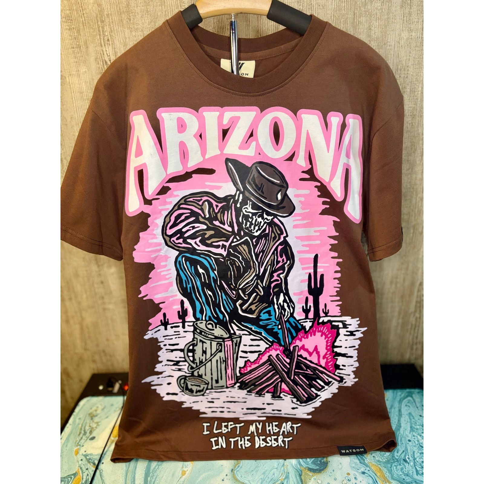Other NWT Sz. L - Watson "Left My Heart in the Desert" Tee (Brown) Size US L / EU 52-54 / 3 - 1 Thumbnail