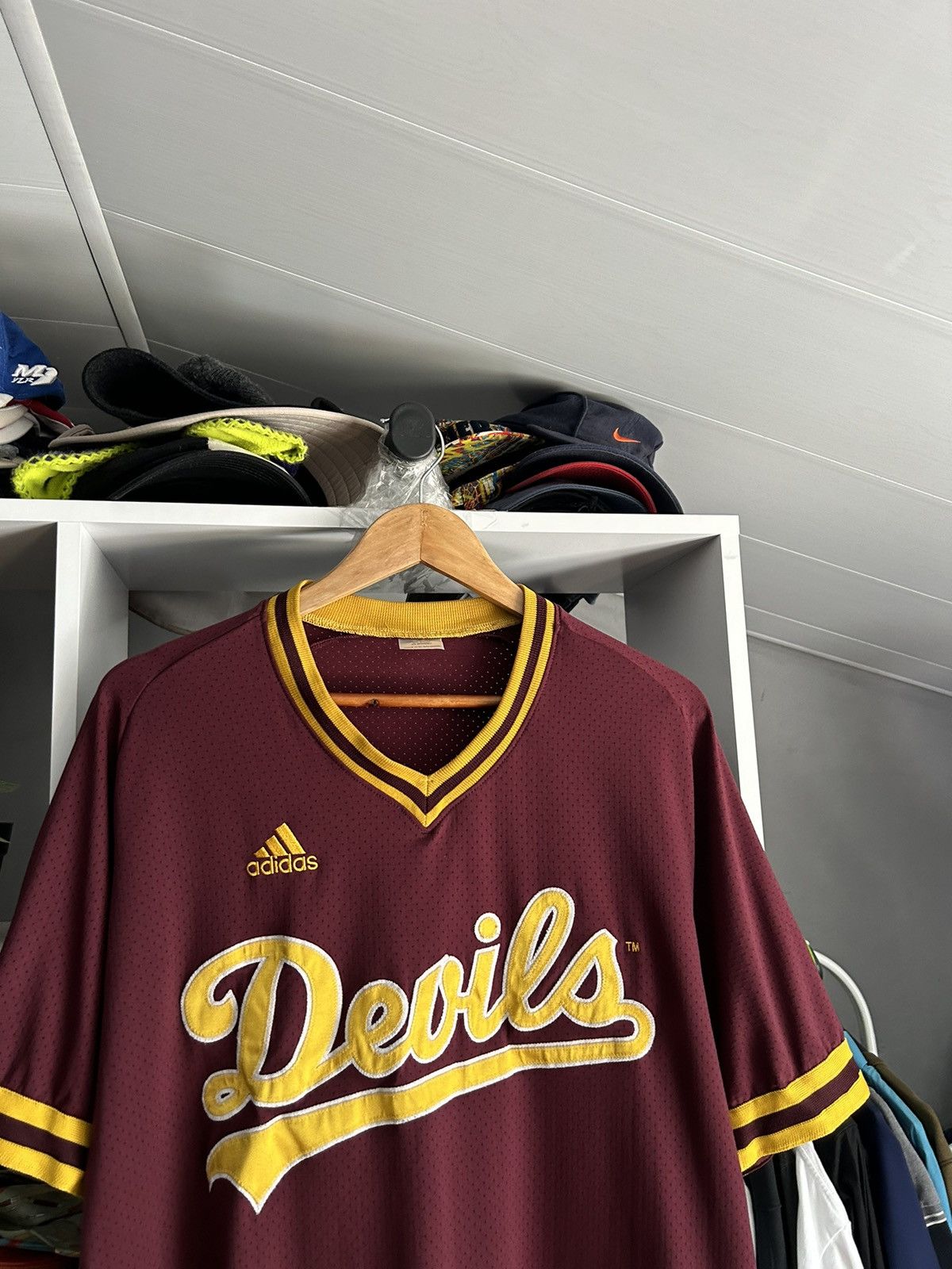 Adidas Adidas Devils Baseball Jersey size-40 Size US S / EU 44-46 / 1 - 2 Thumbnail