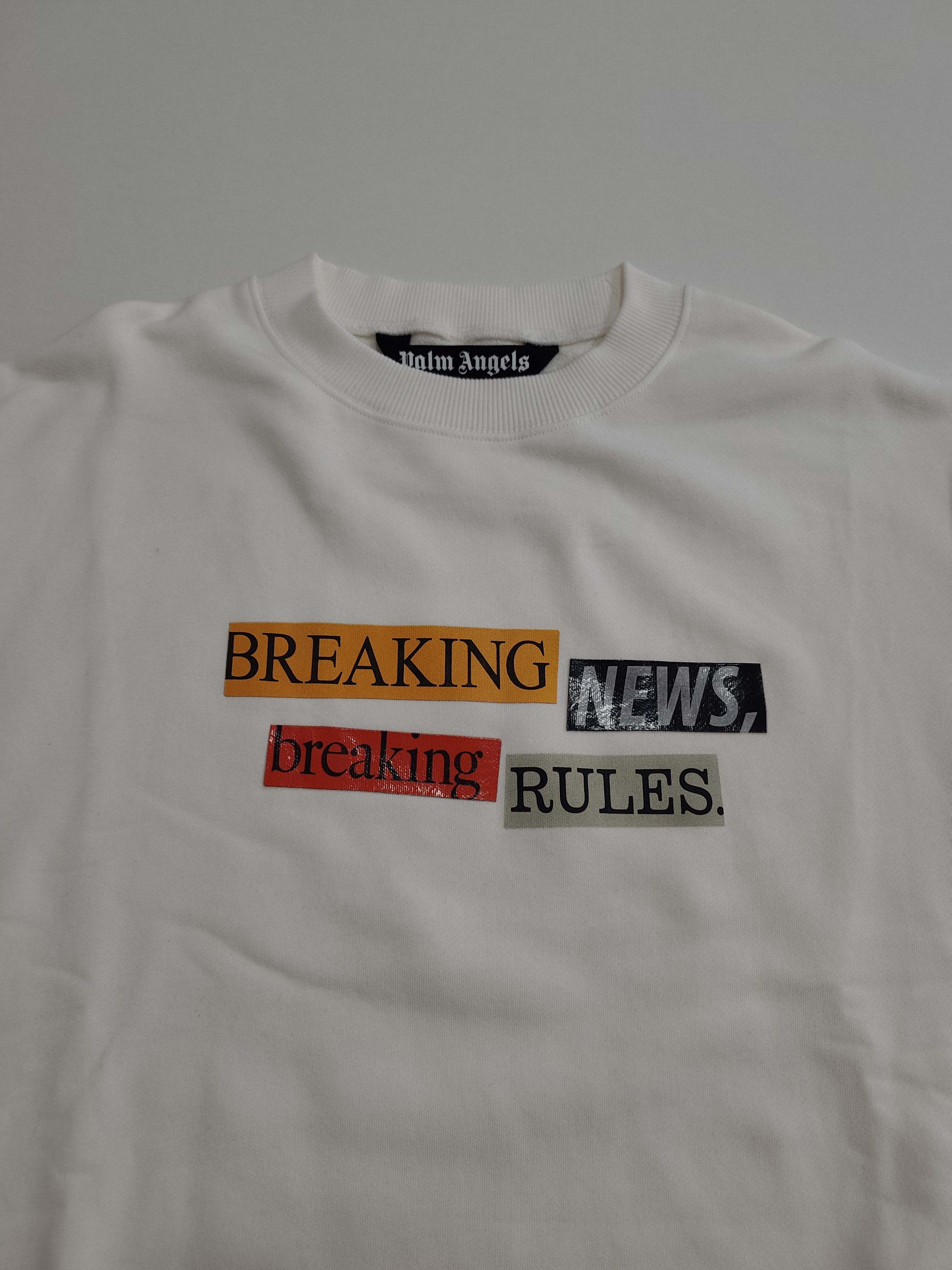 Palm Angels Palm Angels "Breaking News Sweatshirt" Size US M / EU 48-50 / 2 - 2 Thumbnail