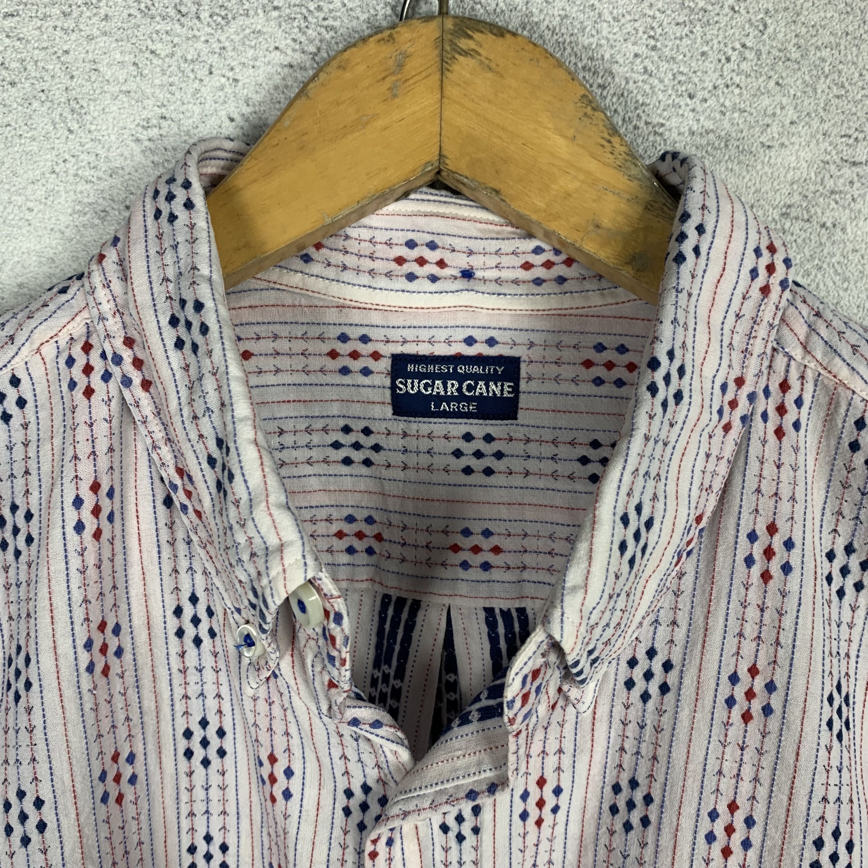Sugar Cane Sugar Cane Toyo Enterprises Diamond Pattern Shirt Size US L / EU 52-54 / 3 - 5 Thumbnail