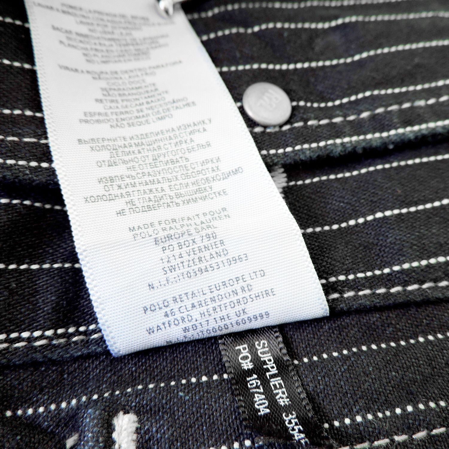 RRL Ralph Lauren RRL RALPH LAUREN STRIPES HICKORY INDIGO WABASH VEST Size US S / EU 44-46 / 1 - 5 Thumbnail