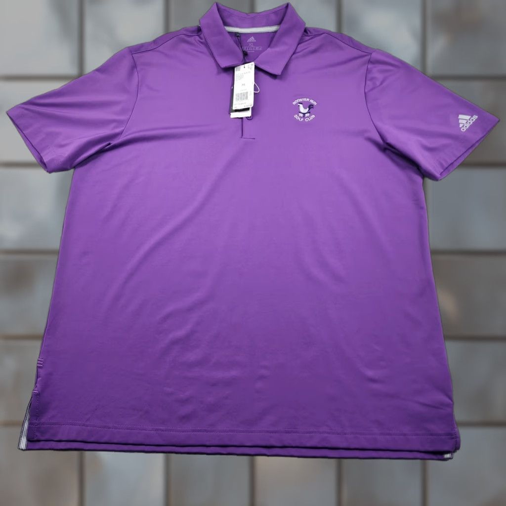 Adidas Adidas Polo Shirt Mens XL Purple Ultimate365 2.0 Solid Golf UPF 50 Rooster Run Polo Shirt Mens XL Purple Adidas Golf Polo Logo Embroidered Size US XL / EU 56 / 4 - 1 Thumbnail
