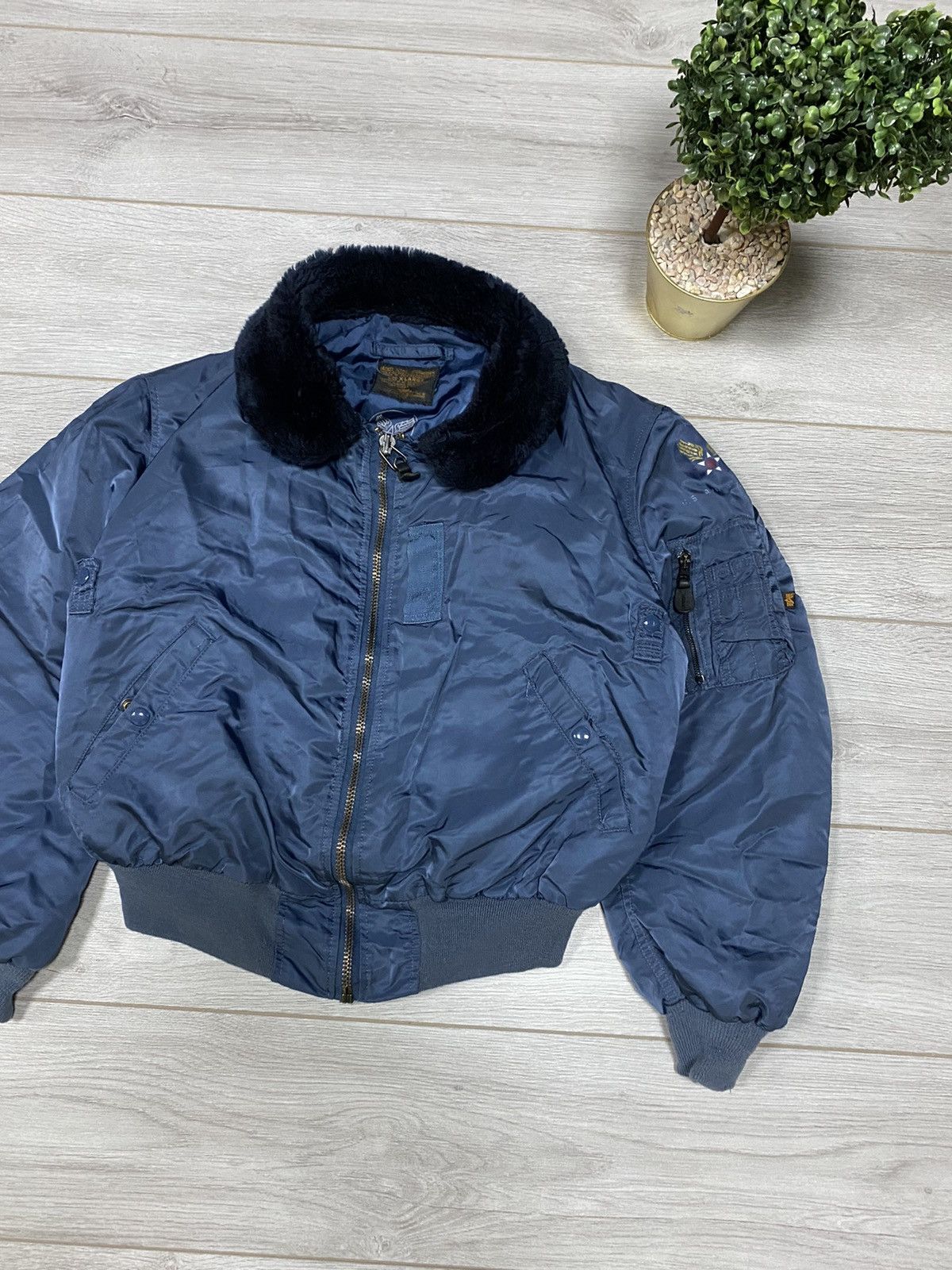 Alpha Industries Alpha Industries vintage flyers man bomber MA-1 zip Size US XL / EU 56 / 4 - 2 Thumbnail