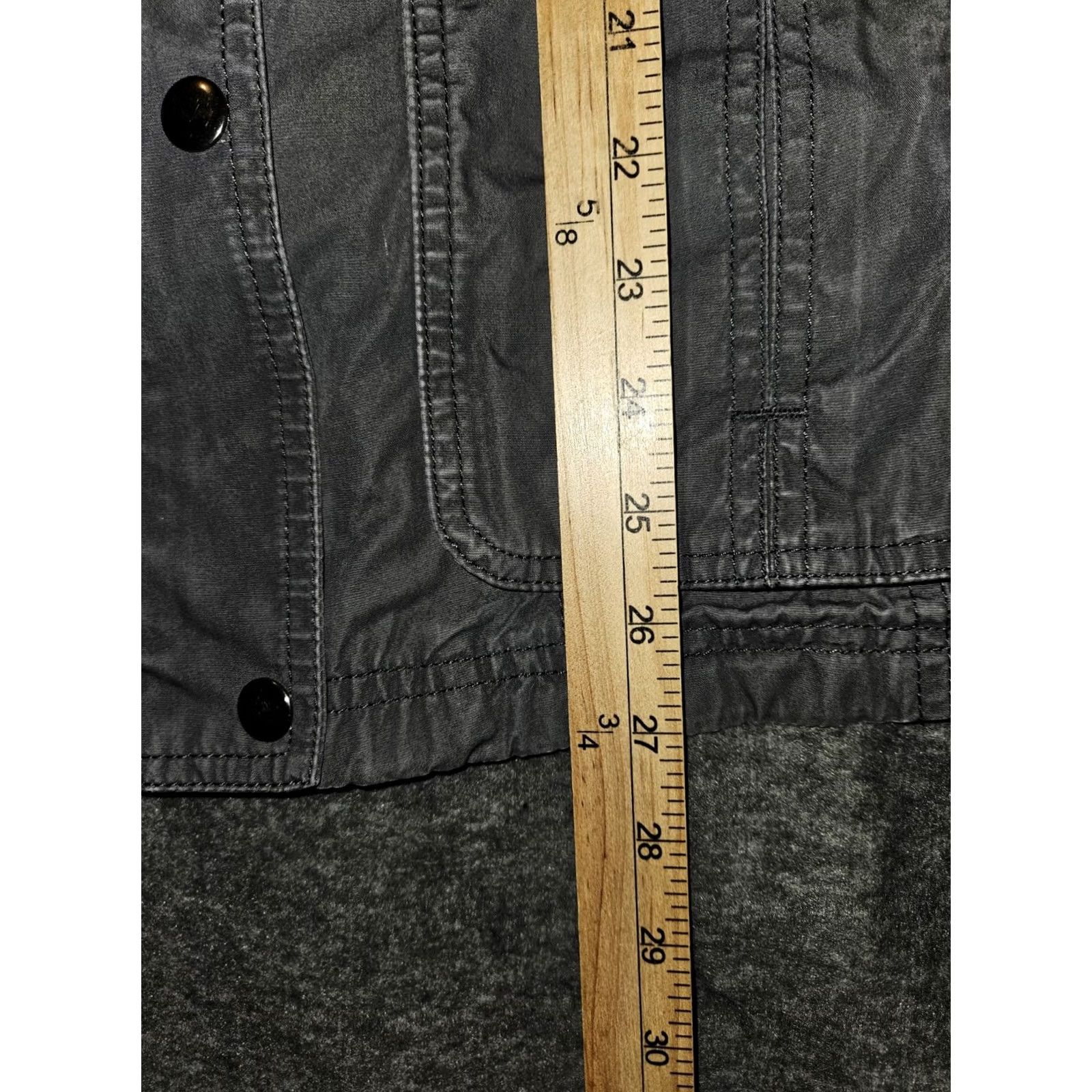 Banana Republic VINTAGE Banana Republic Military Jacket Women's Small Gray Full Zip Snap Size S / US 4 / IT 40 - 4 Thumbnail