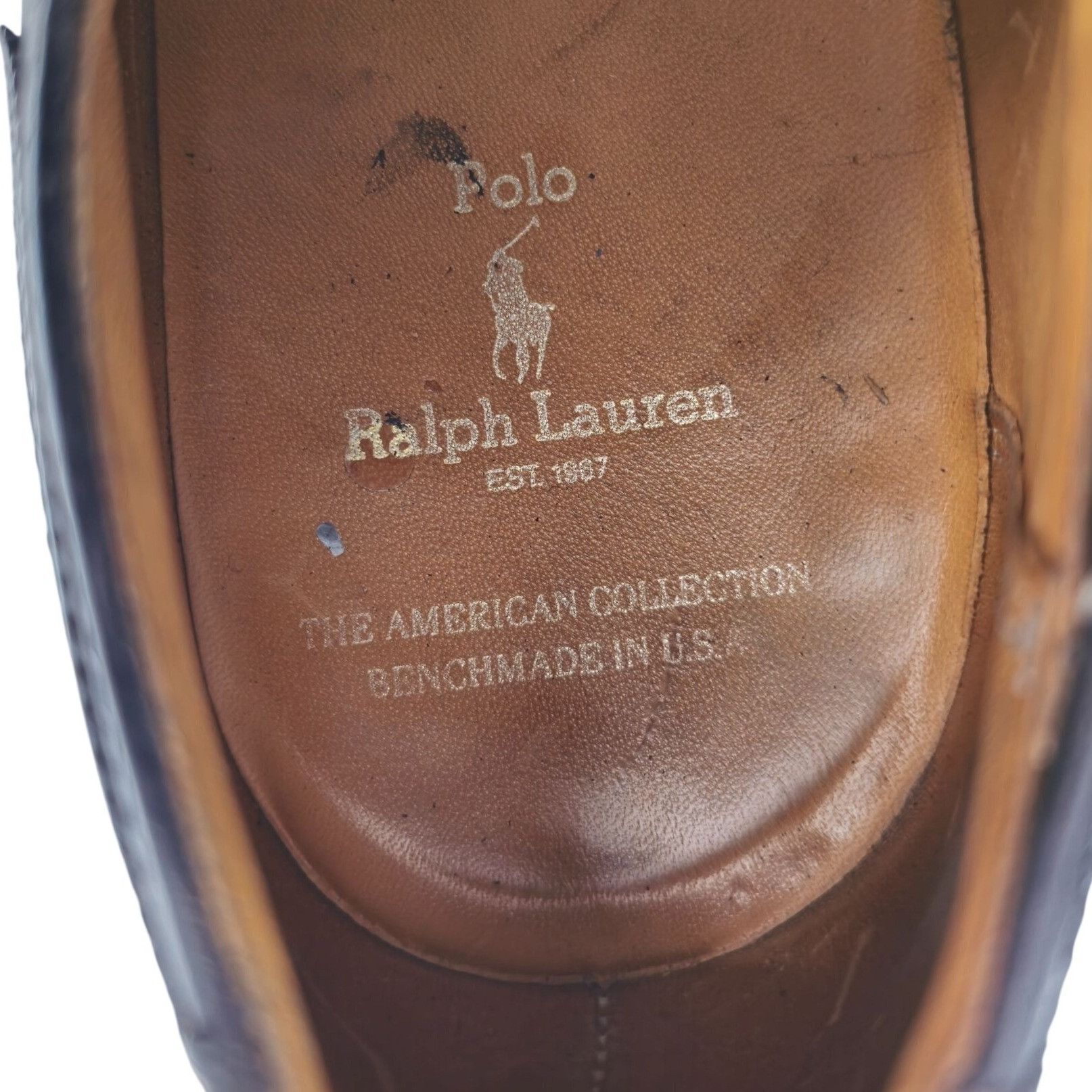 Polo Ralph Lauren Polo Ralph Lauren Benchmade Italy Mens size 13 Black Leather Size US 13 / EU 46 - 10 Thumbnail