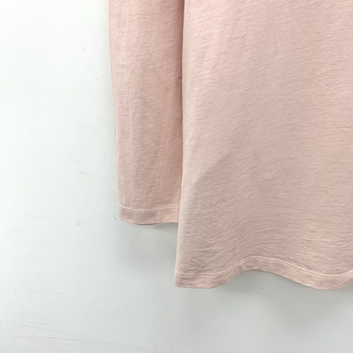 Miu Miu Miu Miu Pink Logo Embroidered Long Sleeve T-shirt K26WX Size XS / US 0-2 / IT 36-38 - 4 Thumbnail