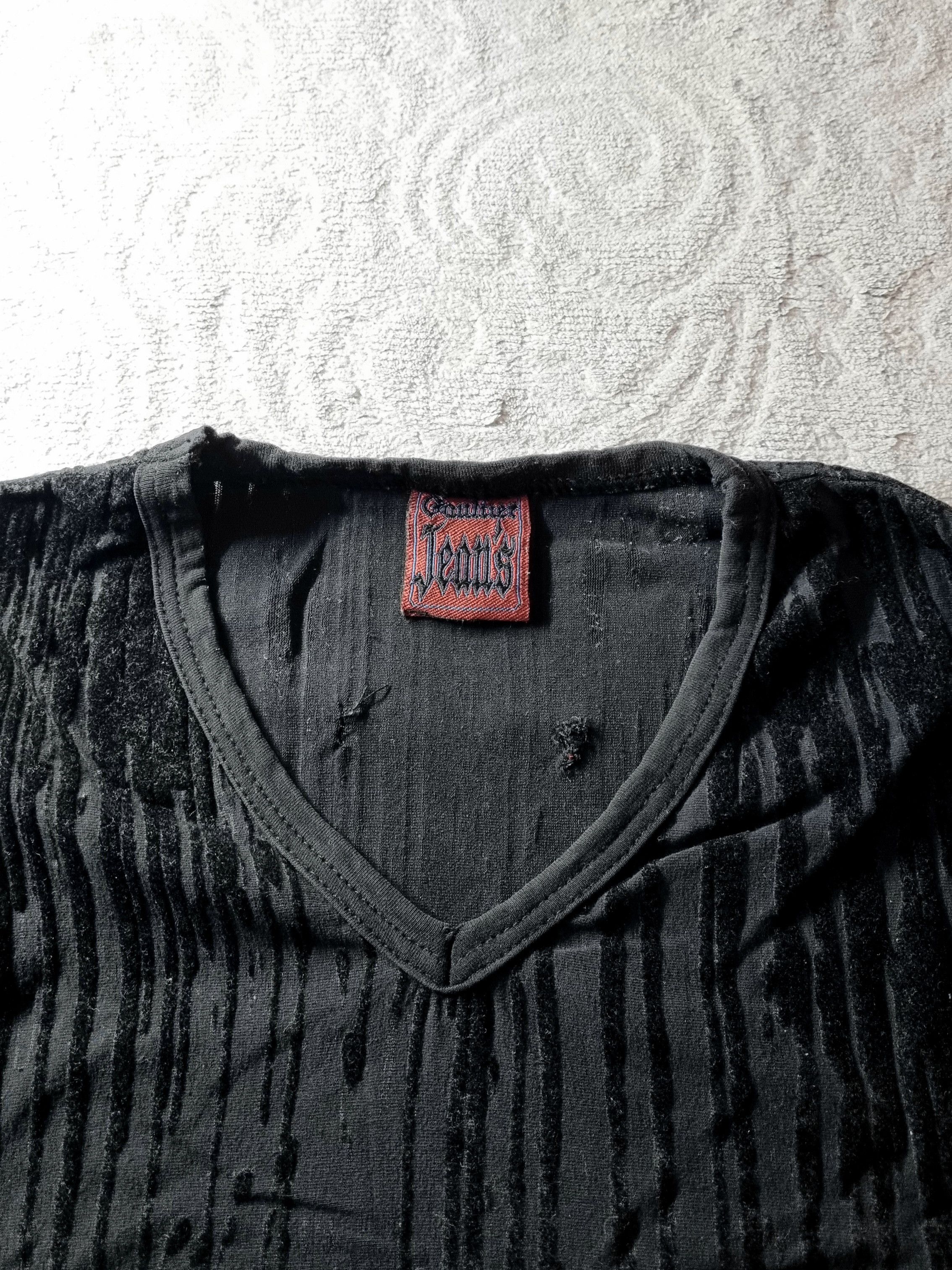Jean Paul Gaultier Jean Paul Gaultier A/W 1998 Vampire Blood Drip Longsleeve Size US XS / EU 42 / 0 - 3 Thumbnail