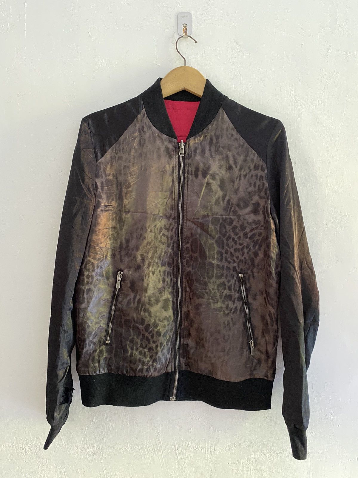 Japanese Brand × Schlussel × Vintage Vintage Schlussel leopard reversible bomber jacket Size US L / EU 52-54 / 3 - 1 Thumbnail
