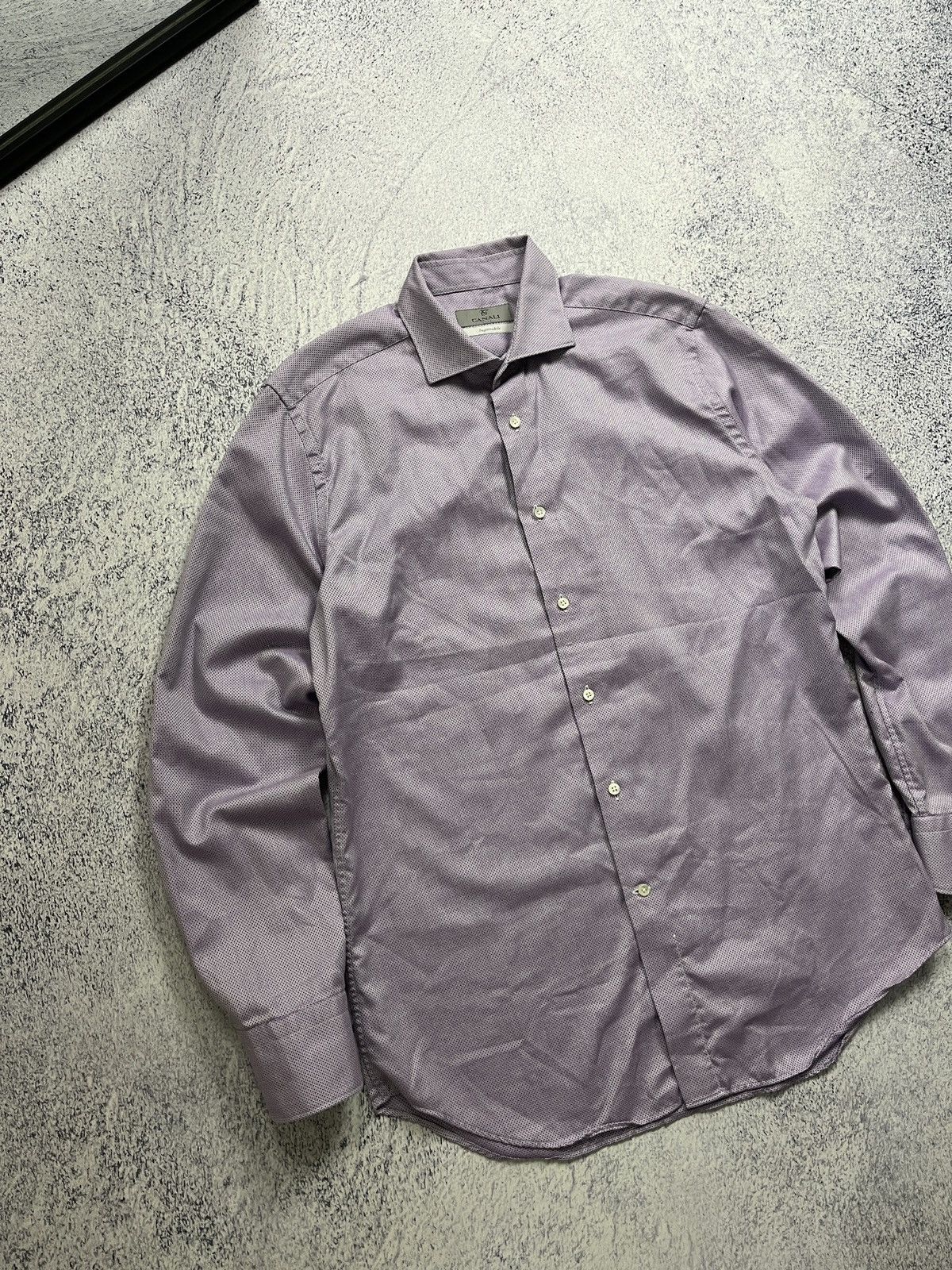 Canali Canali Impeccabile Cotton Men's Shirt Made in Italy Size US L / EU 52-54 / 3 - 4 Thumbnail