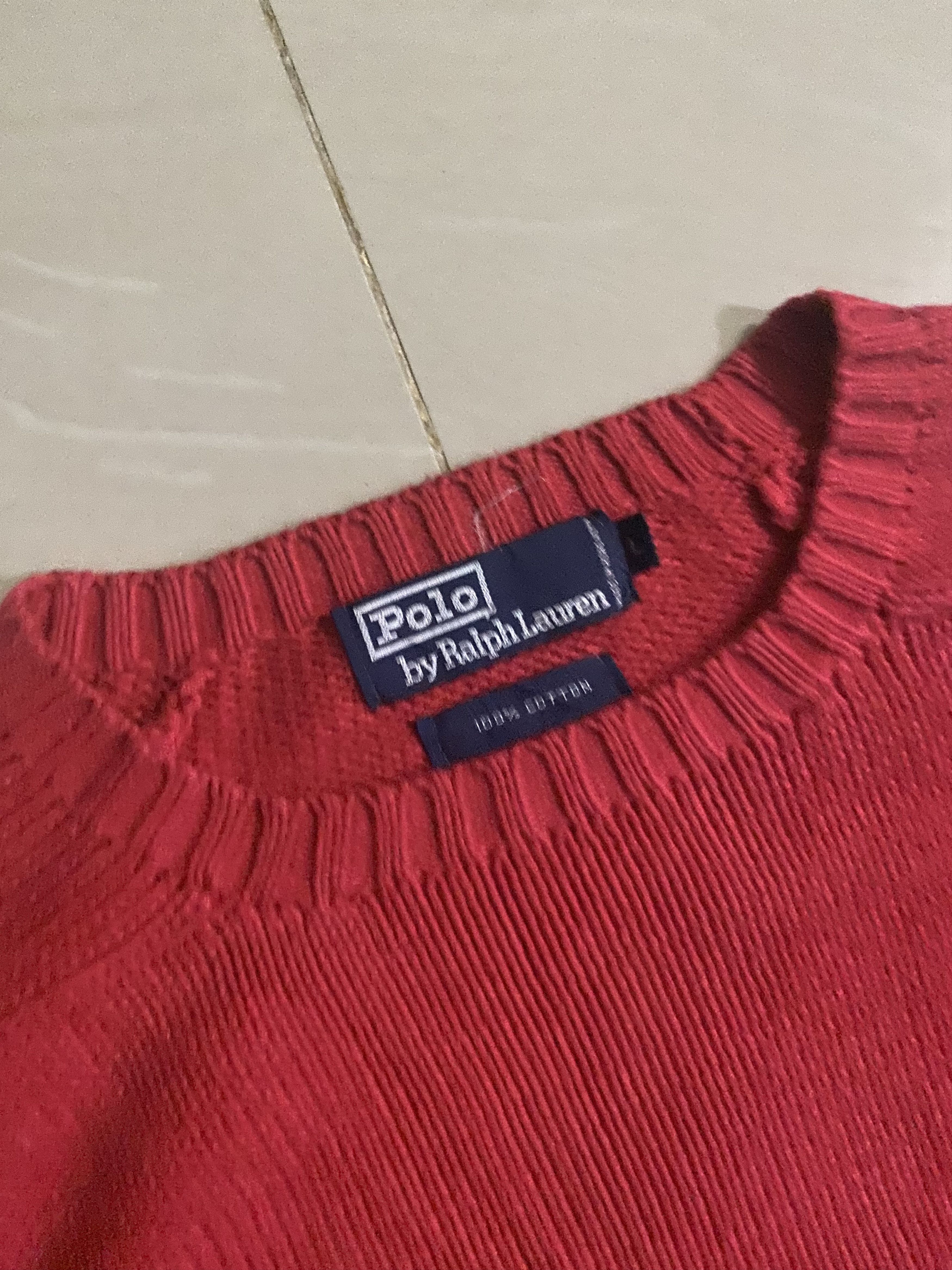 Polo Ralph Lauren × Vintage Vintage Polo by Ralph Lauren Knitwear Sweater Size US L / EU 52-54 / 3 - 2 Thumbnail