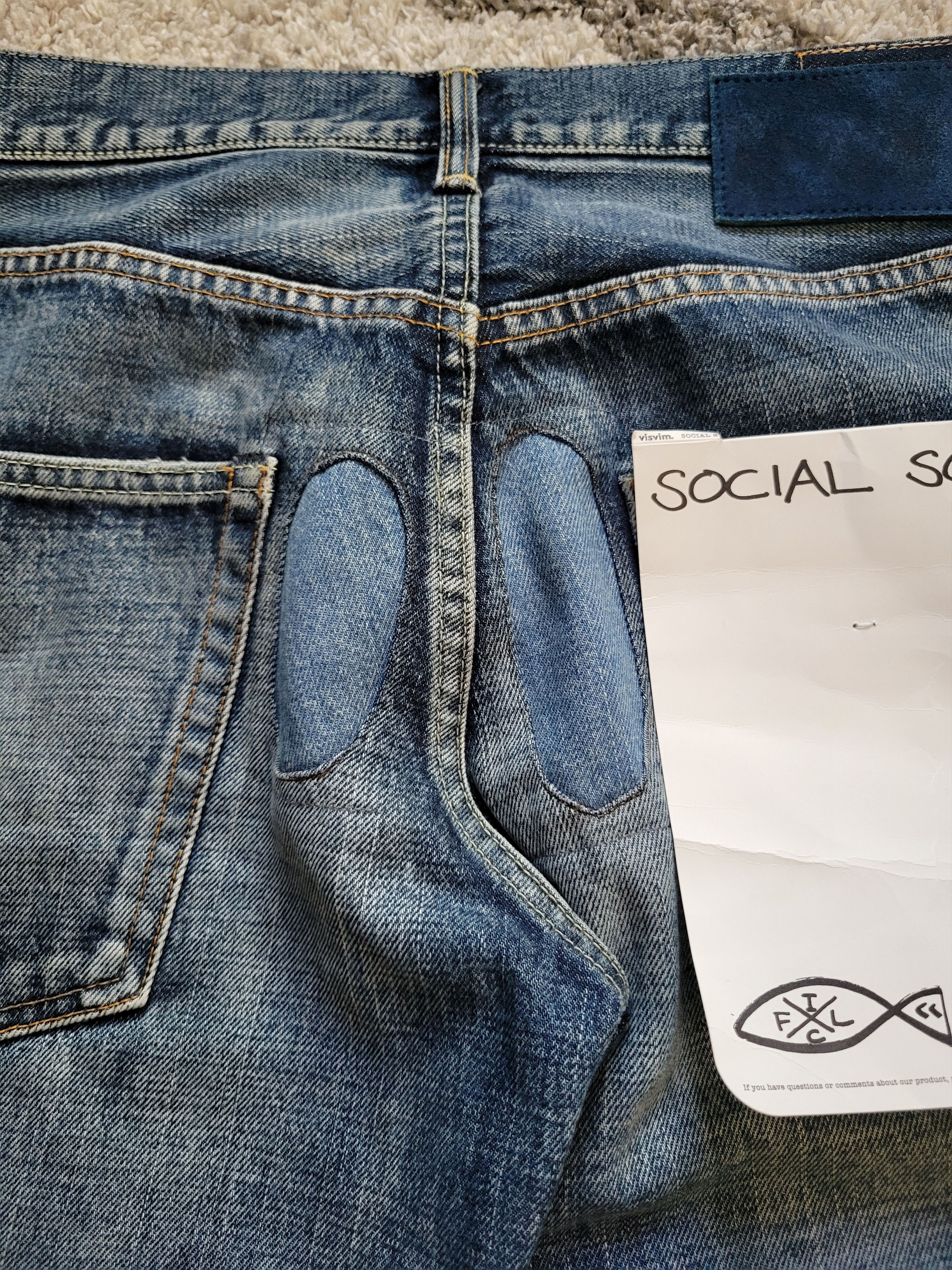 Visvim 03D20 Social Sculpture Denim Brand New Size US 32 / EU 48 - 16 Thumbnail