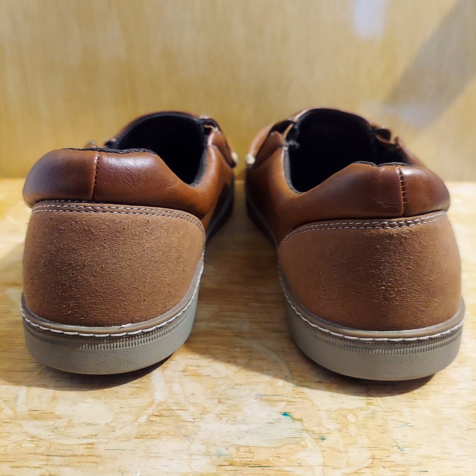 SKECHERS Skechers Helmer Edmon 75271 Men's US 9.5 Brown Loafer Shoes Size US 9.5 / EU 42-43 - 3 Thumbnail