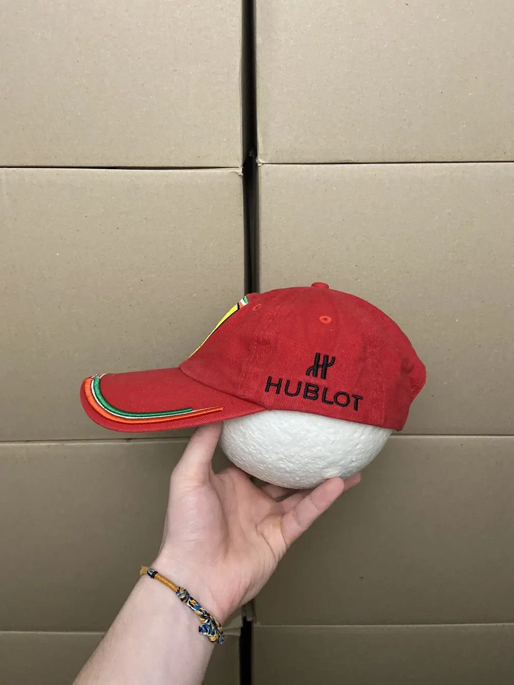 Ferrari VINTAGE FERRARI RACING CAP DAD HUBLOT HAT Y2K FORMULA UNO F1 Size ONE SIZE - 2 Thumbnail