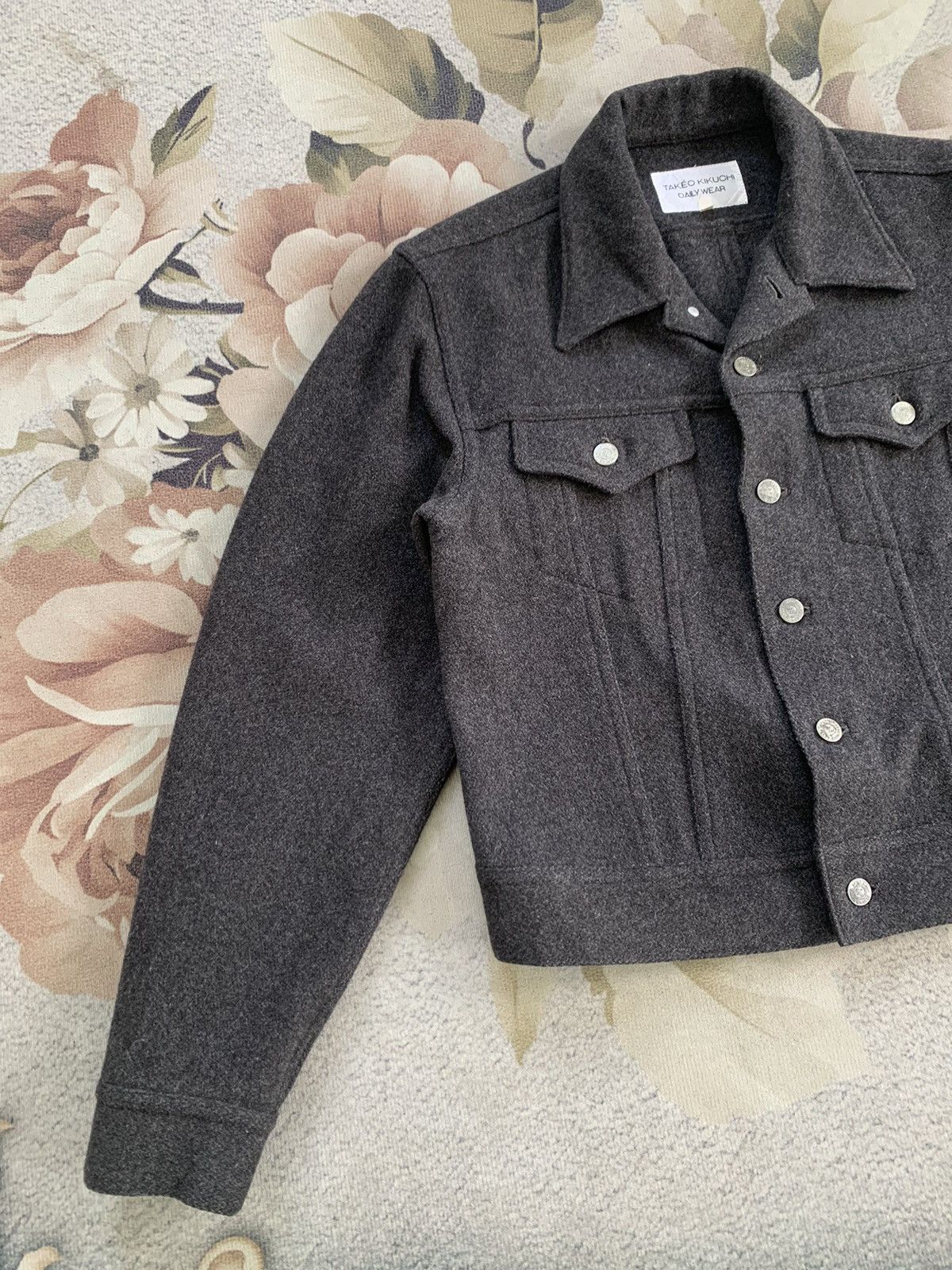 Takeo Kikuchi Takeo Kikuchi Daily Wear Crop Style Blend Wool Jacket Size US M / EU 48-50 / 2 - 3 Thumbnail