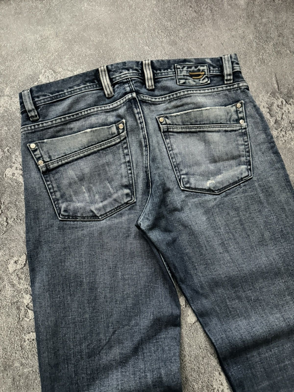 Diesel × Diesel Black Gold Diesel 36/32 distressed denim pant trouser jean chino y2k Size US 36 / EU 52 - 14 Thumbnail