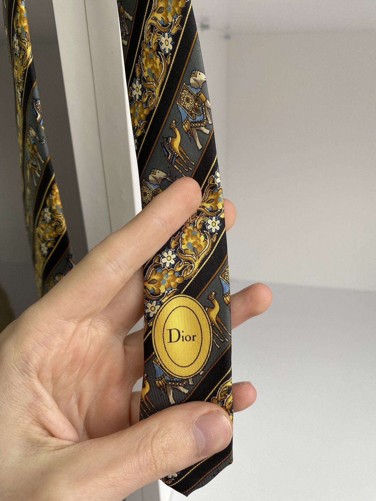 Christian Dior Monsieur × Vintage Vintage Christian Dior Tie Size ONE SIZE - 5 Thumbnail