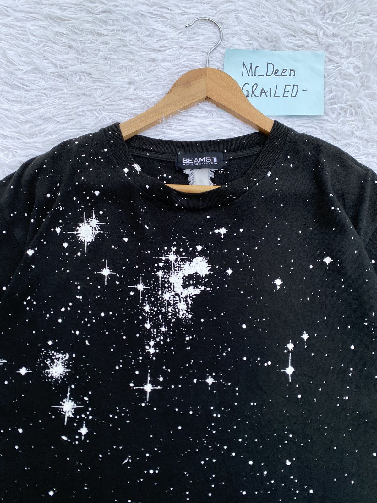 Beams Plus Rare Beams Japanese Brand Painted Art Design Tshirt Size US L / EU 52-54 / 3 - 7 Thumbnail