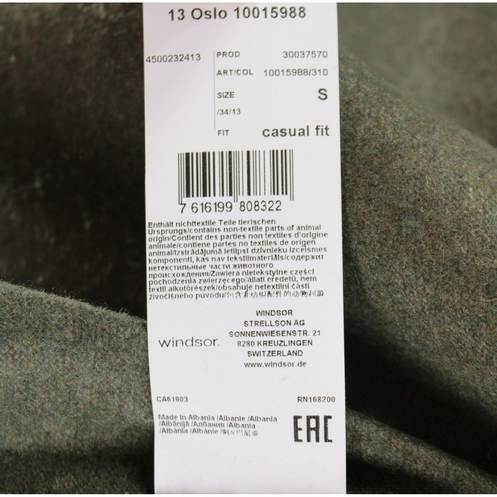 Other Windsor Overshirt Size S US In Green Cashmere Blend Size US S / EU 44-46 / 1 - 9 Thumbnail
