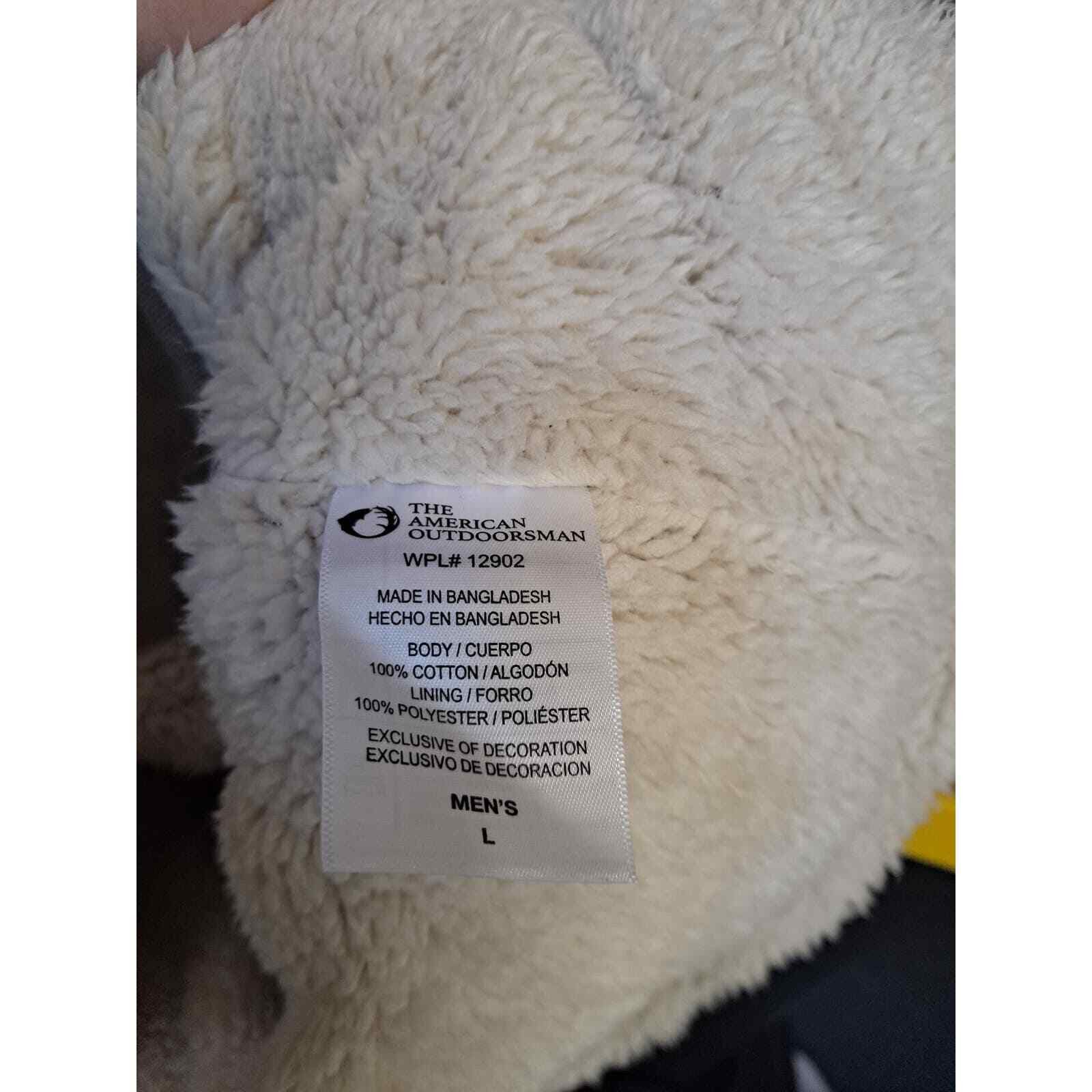 Other The American Outdoorsman Canvas Sherpa Lined Zip Up Vest Siz Size US L / EU 52-54 / 3 - 4 Thumbnail