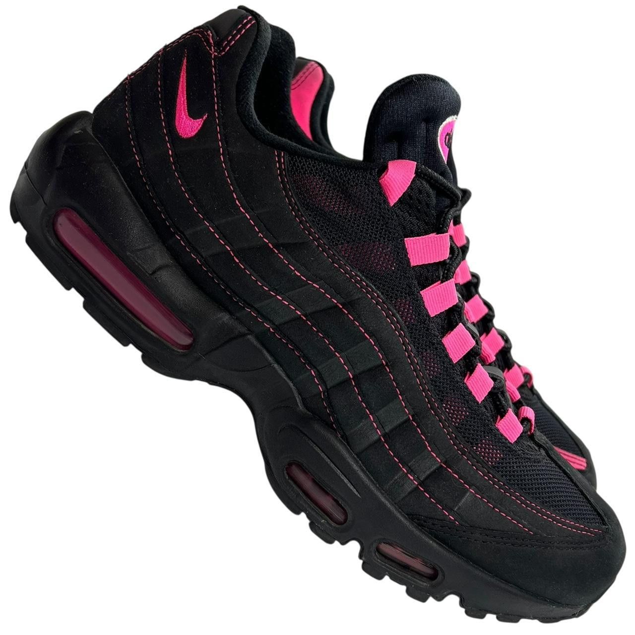 Nike Nike Air Max 95 Black Pink Blast - Size US 10.5 / EU 44.5 Size US 10.5 / EU 43-44 - 1 Thumbnail